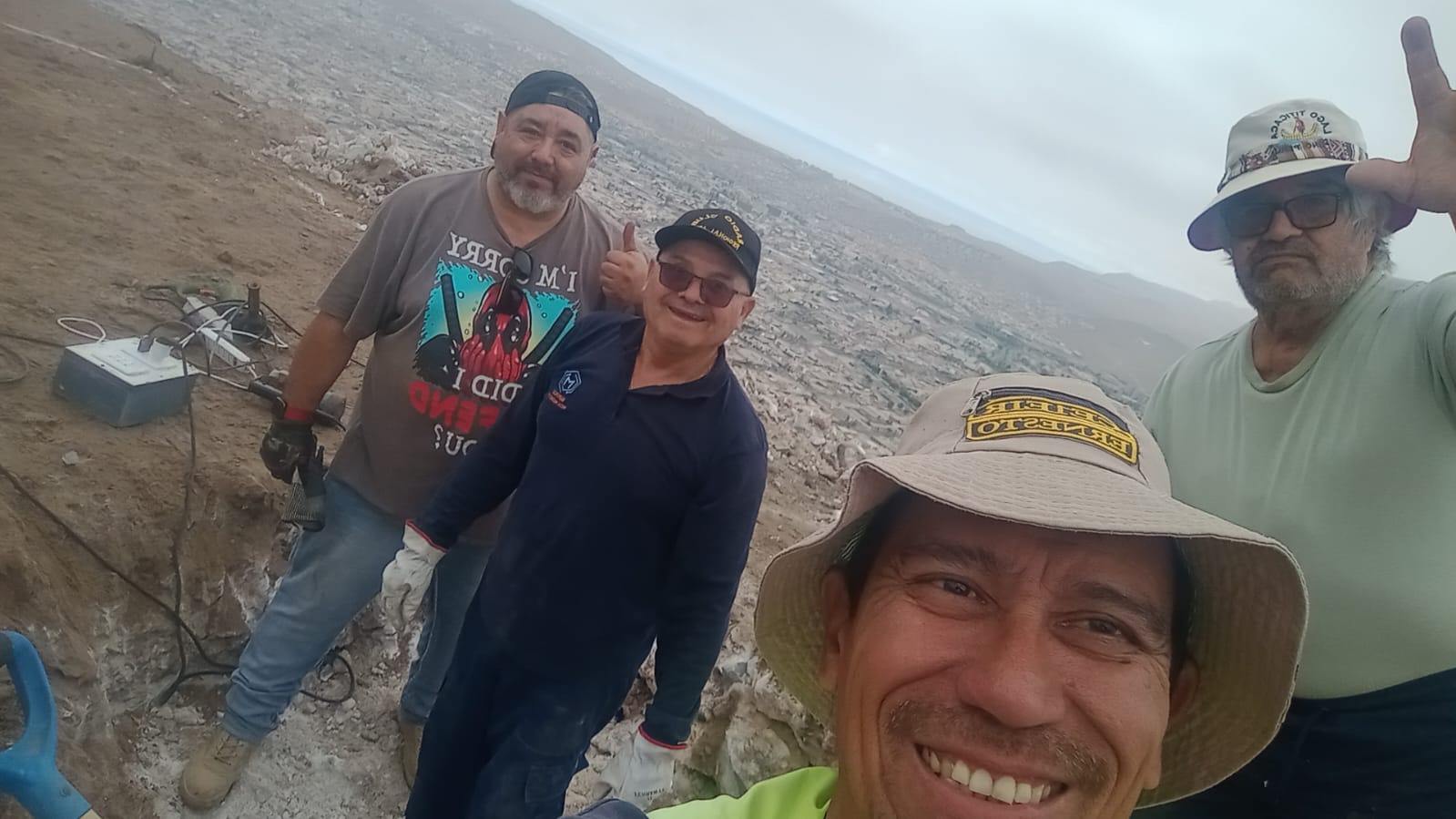 📡⛰️ JORNADA DE TRABAJO EN CERRO CHUÑO – CE1RRA ARICA 🇨🇱