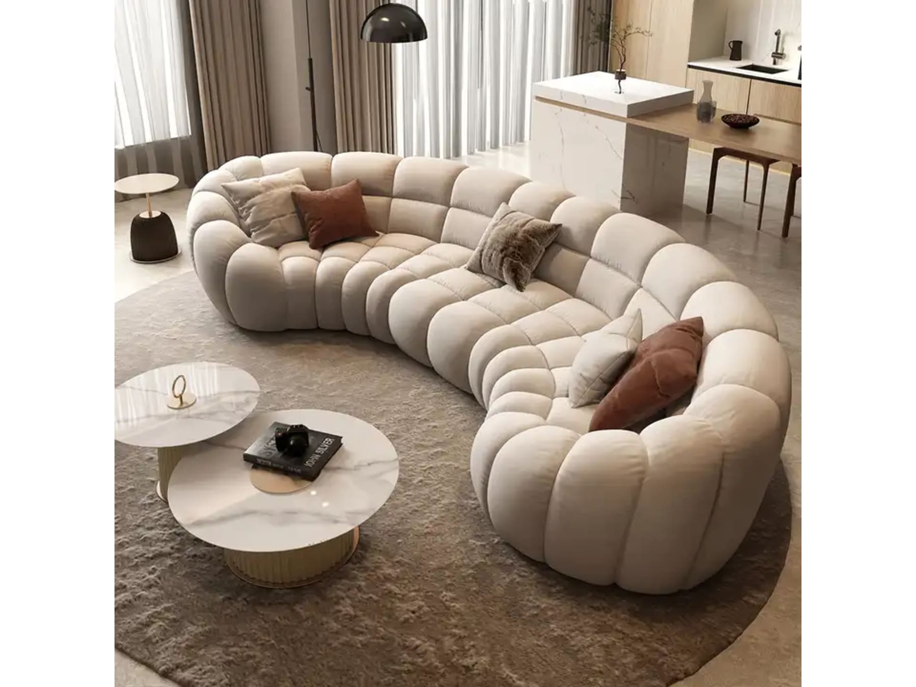 LUNA CLOUD CURVE SOFA — primary