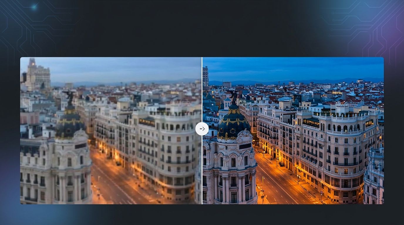 Before after resolution result