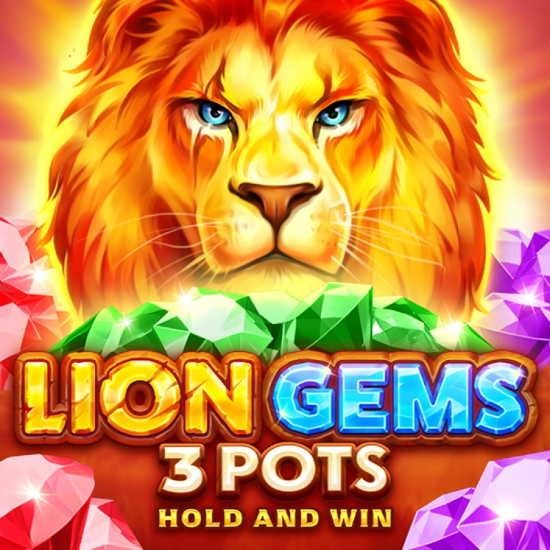 Lion Gems 3 Pots: Hold and Win