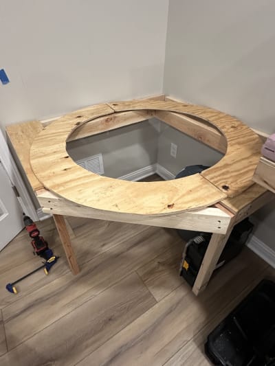 The helix base is complete.