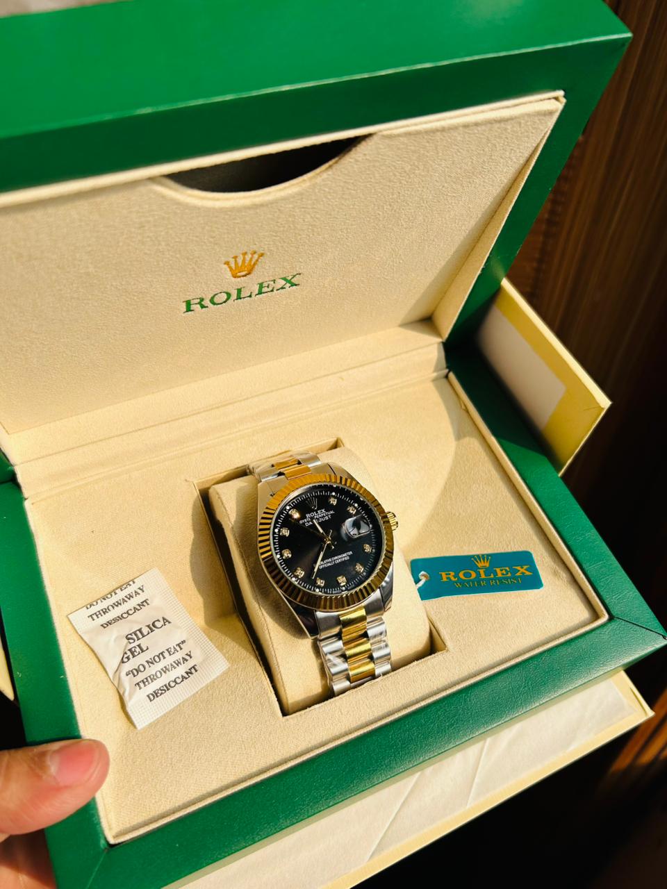 Mens ROLEX watch with box and packaging photo 4