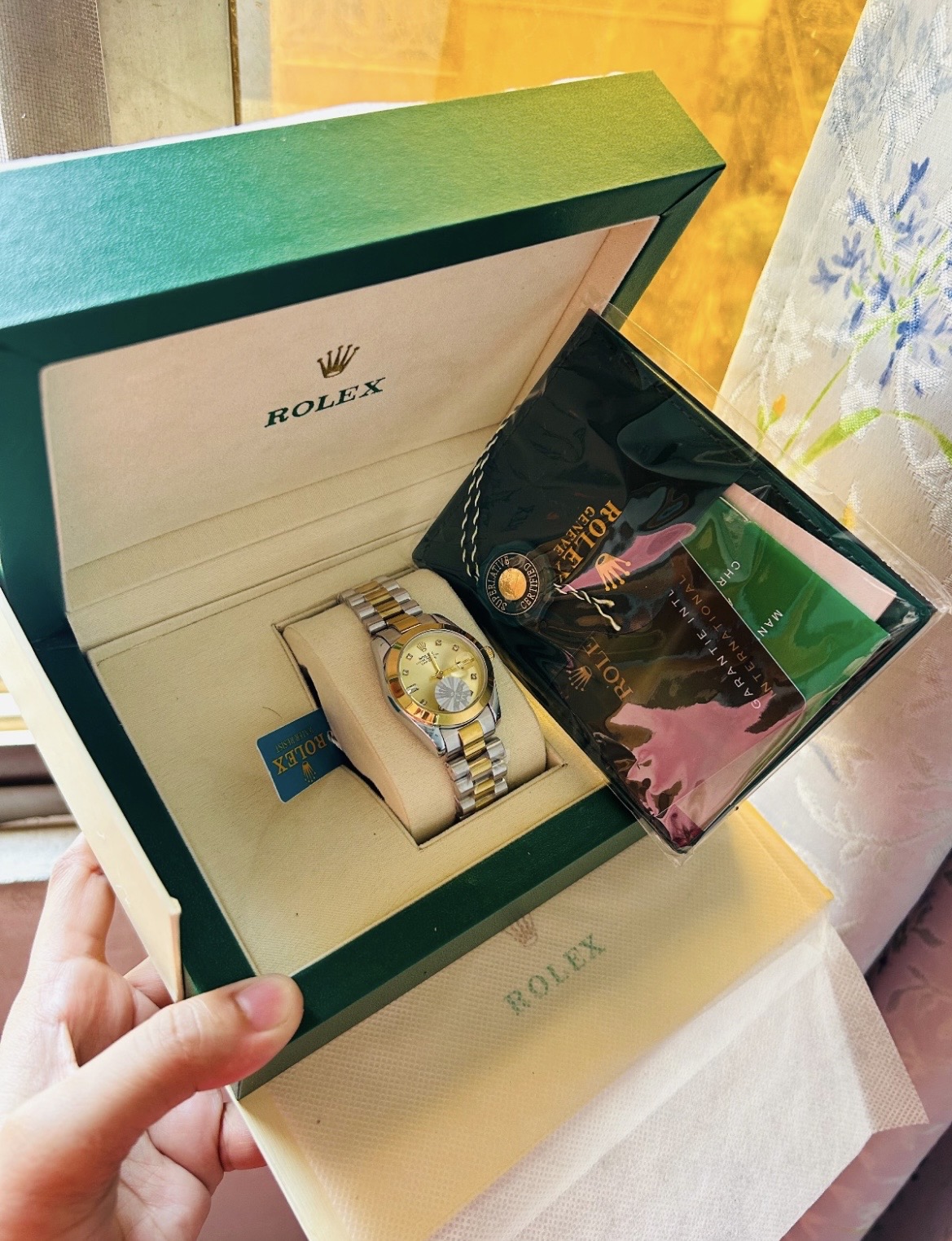 Rolex Watch for female | with Bag and Box photo 3