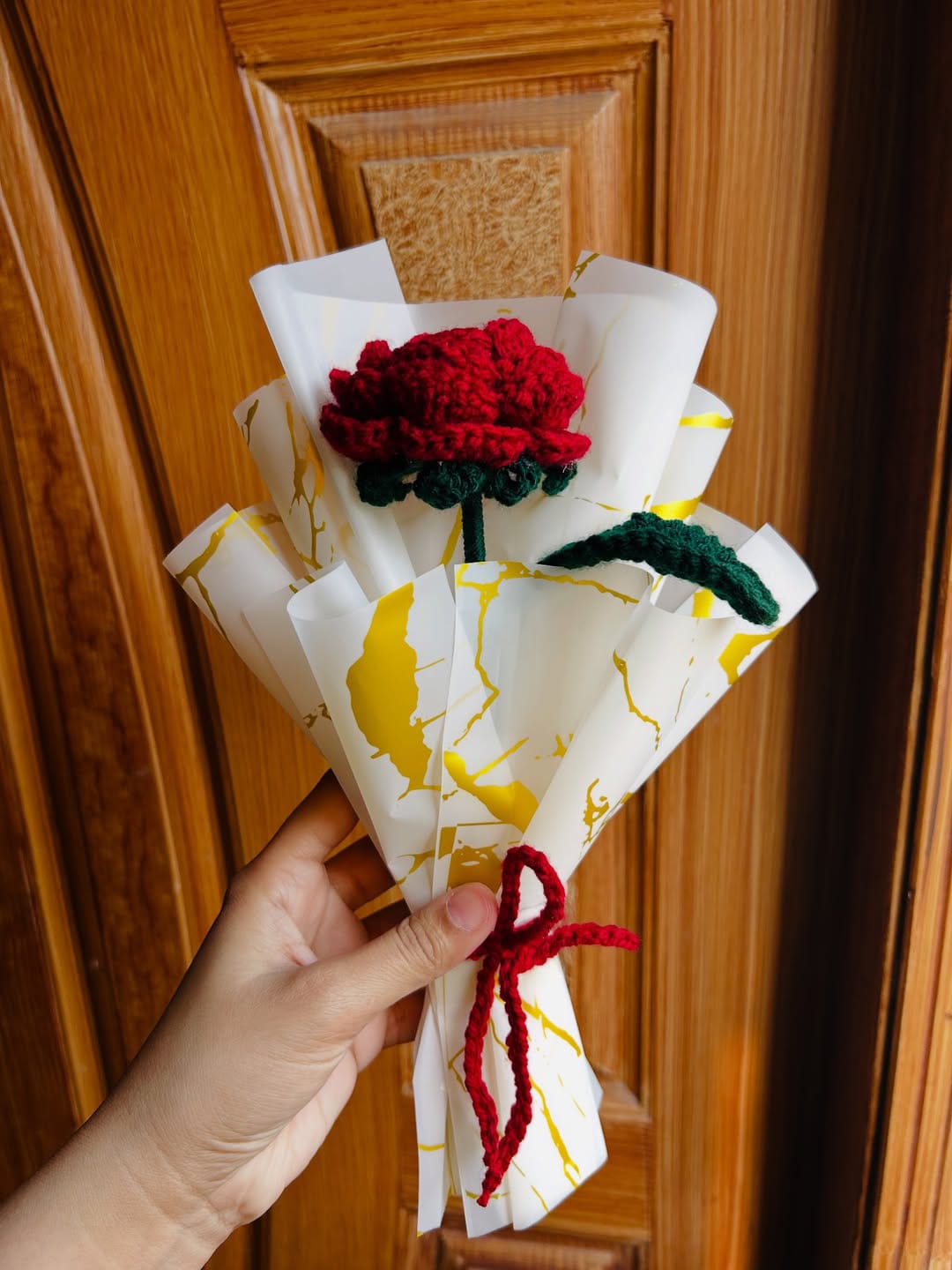 Crochet Flower , Handmade Bouquet, Crochet bouquet photo 3