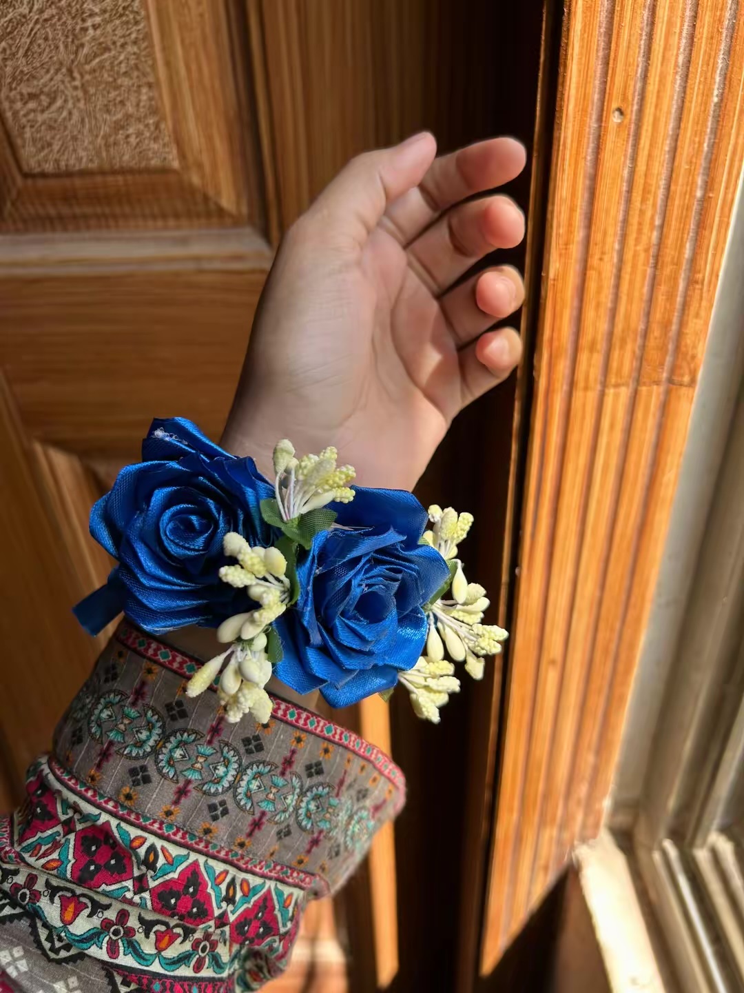 Handmade Ribbon Gajjre , One Pair , all colours All Avalanche photo 5