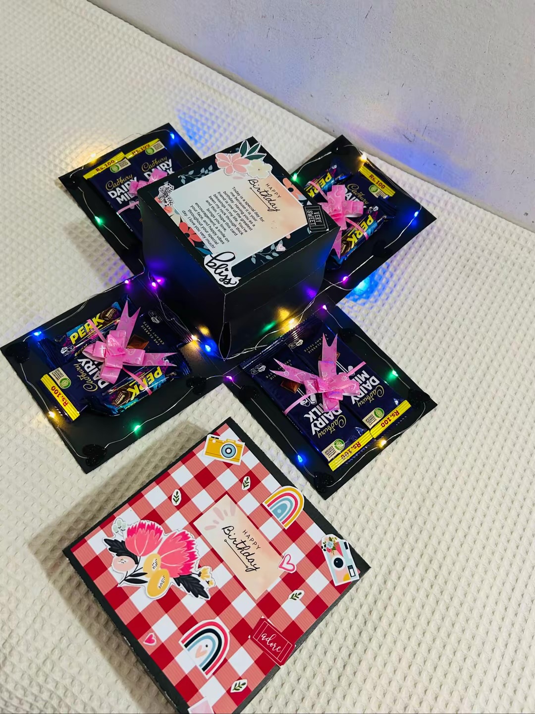 Explosion Gift Box | Luxury box with gift items | 4 layer Box photo 4