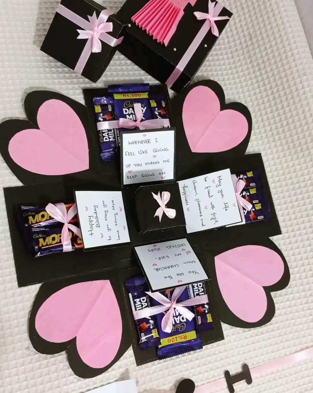 Pink theme Chocolate Box | Explosion Gifts