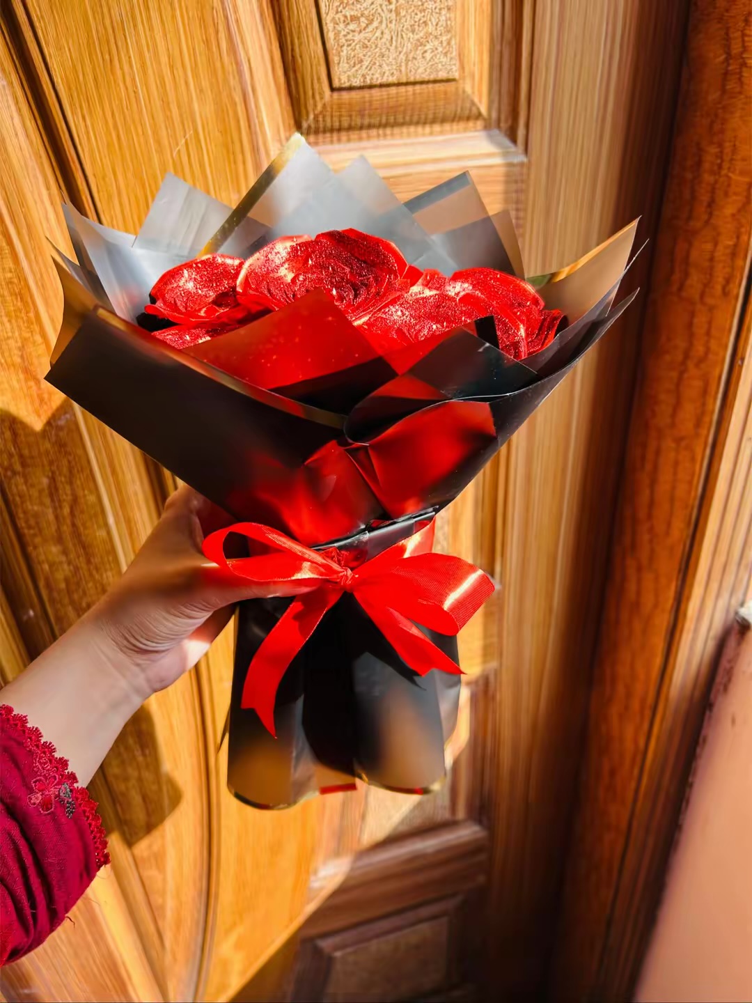 Handmade Flower Bouquet, rose Bouquet photo 5