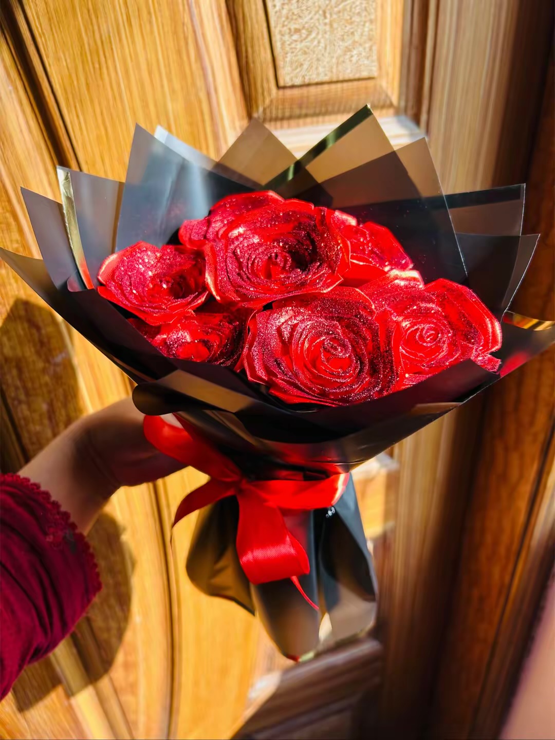 Handmade Flower Bouquet, rose Bouquet photo 3