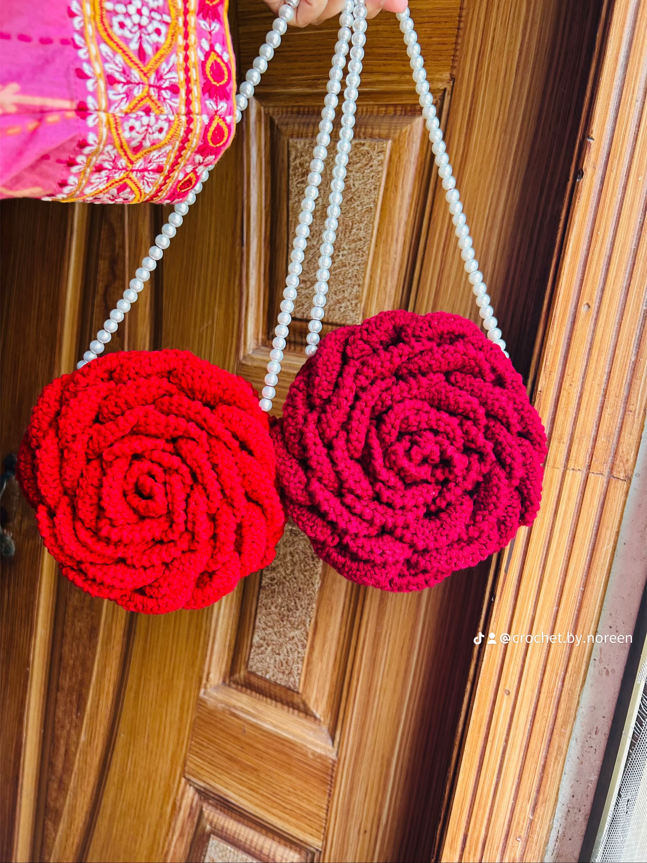 Viral Rose Bag | 3D rose Bag | Handmade With Love photo 2