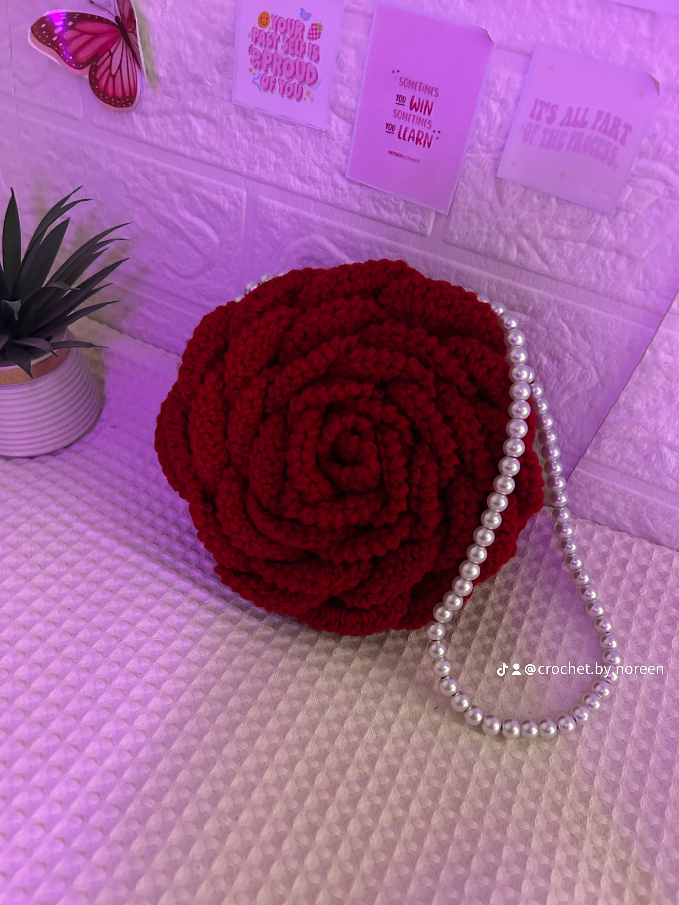 Viral Rose Bag | 3D rose Bag | Handmade With Love photo 4