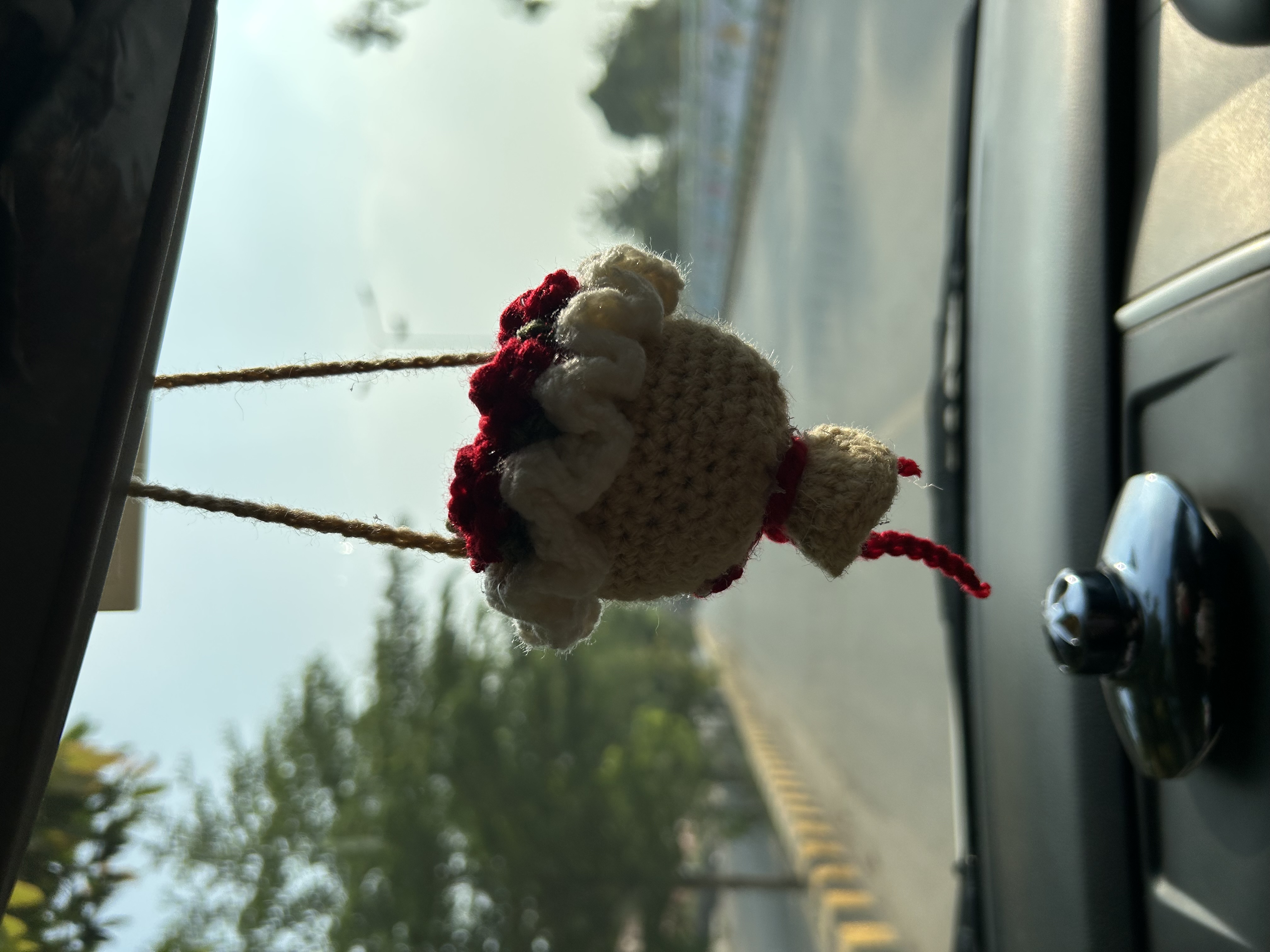 Mini Bouquet key chain , Crochet Key chain photo 7