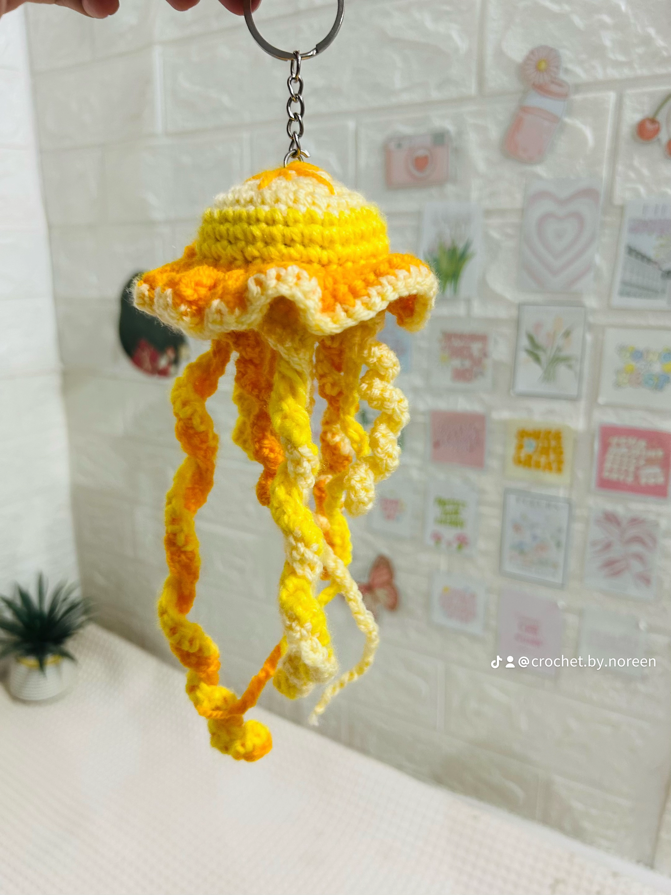 Jelly fish key Chain | Handmade photo 2