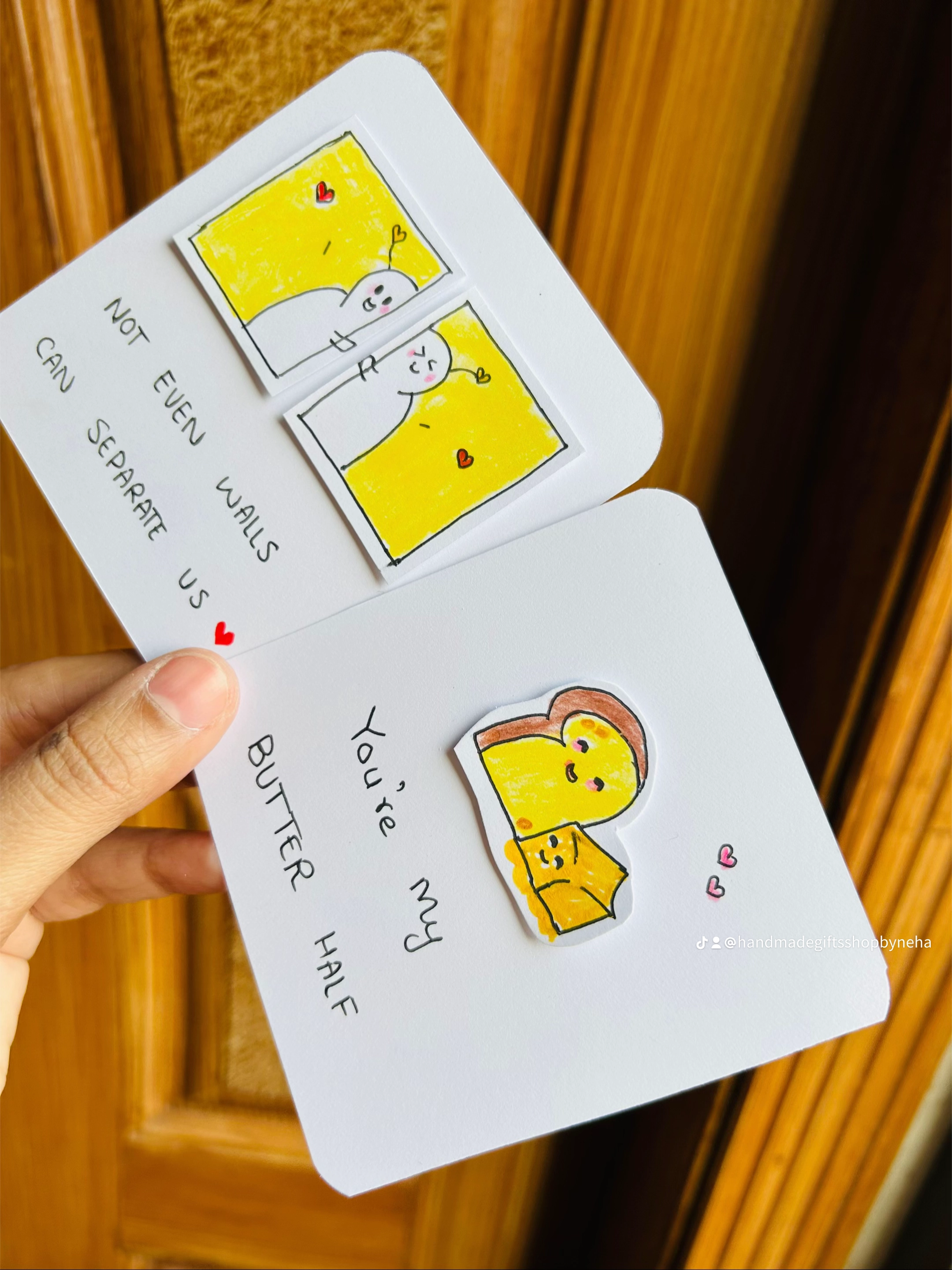 Mini Cards | Handmade with Love | 1 piece photo 2