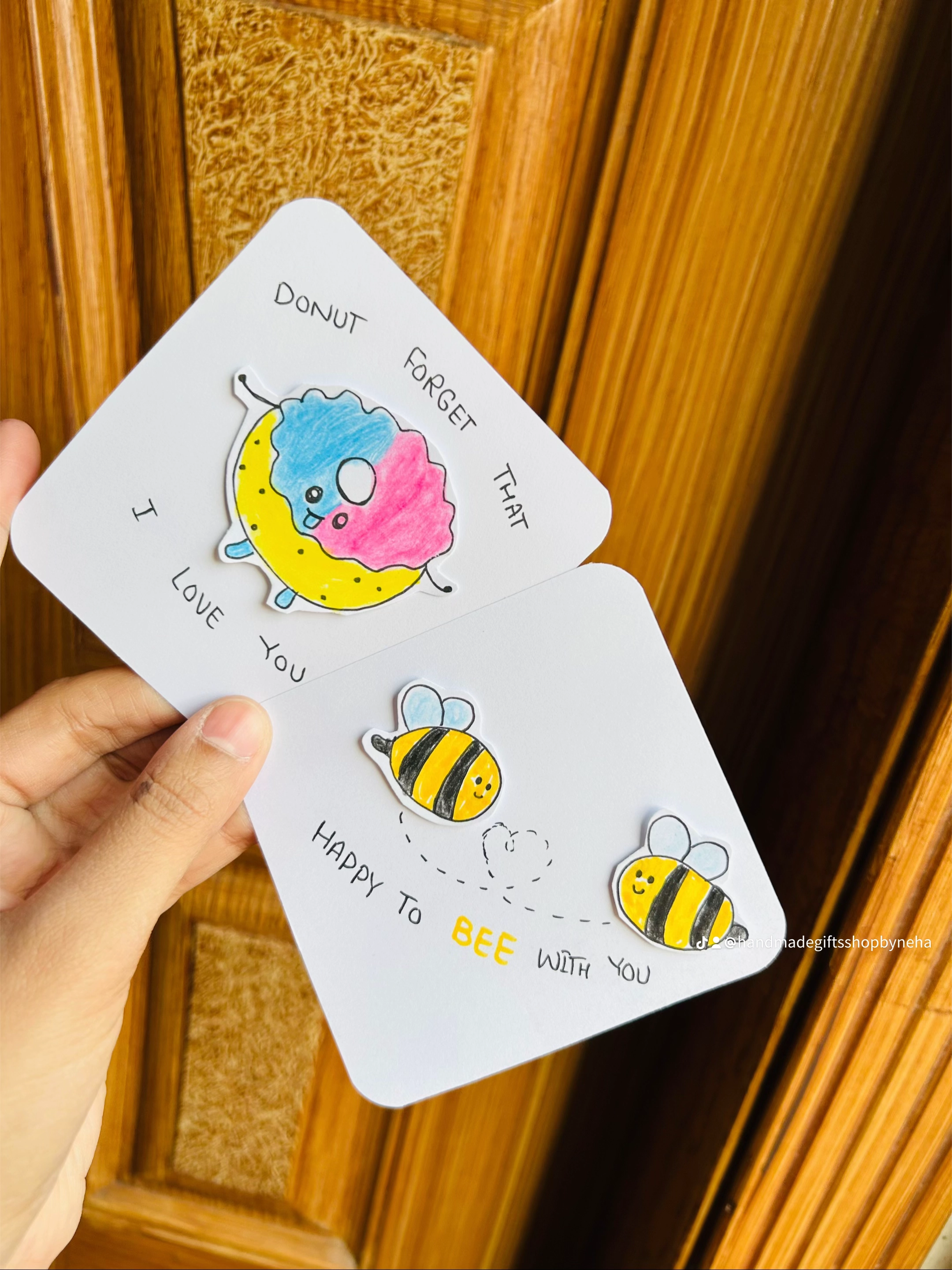 Mini Cards | Handmade with Love | 1 piece photo 3