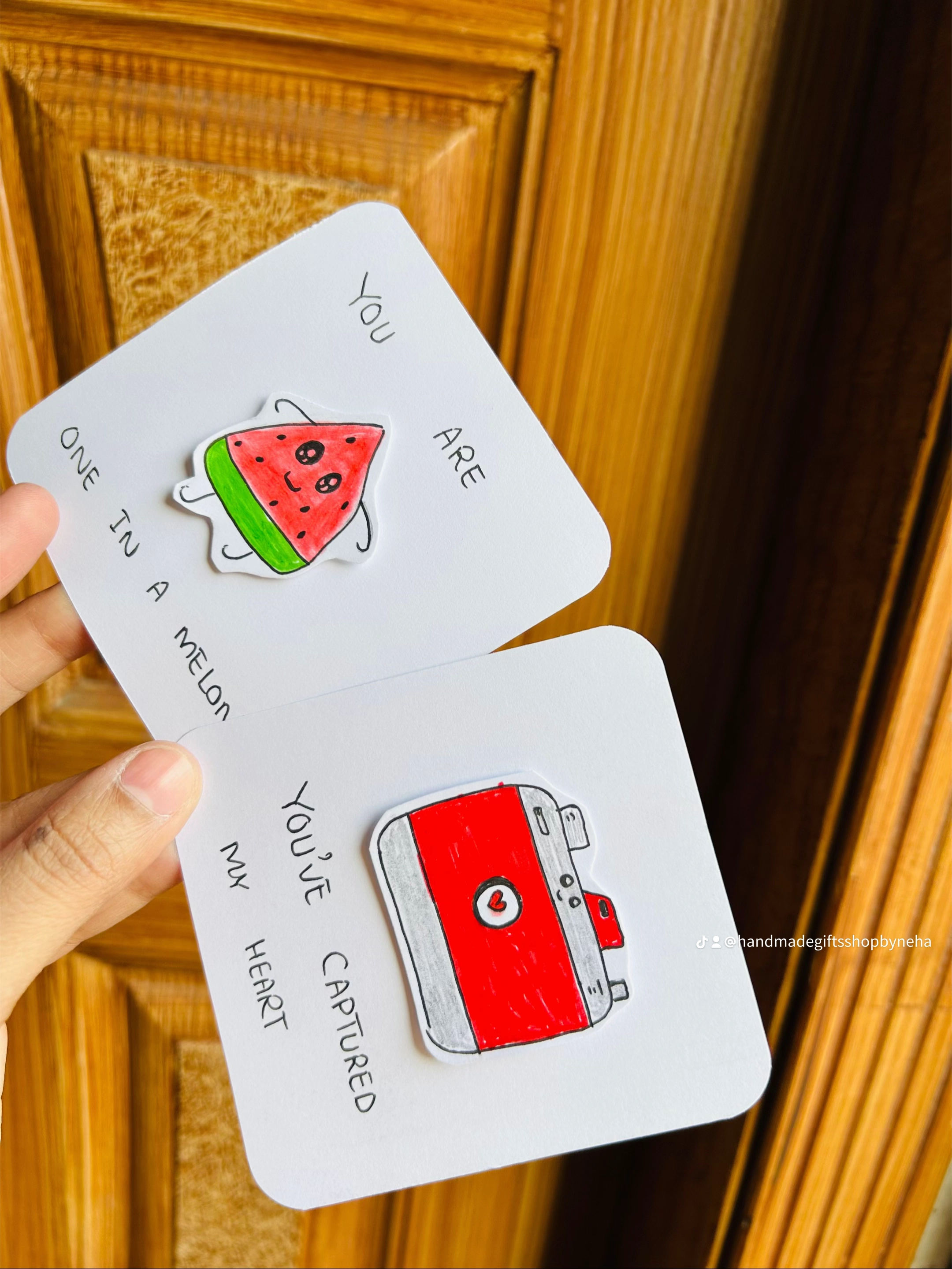 Mini Cards | Handmade with Love | 1 piece photo 4