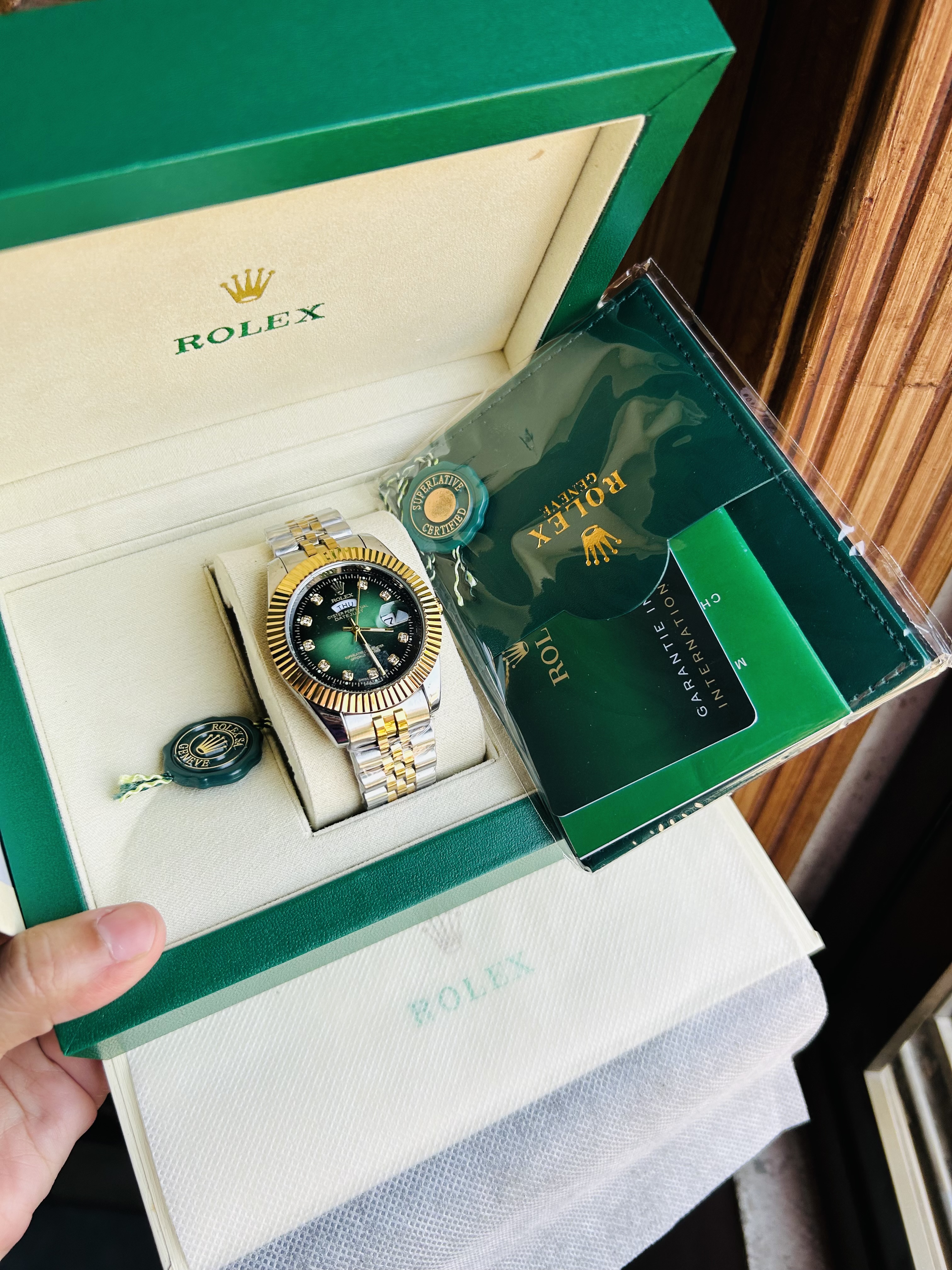 Rolex Watch For Mens with Box and Packaging