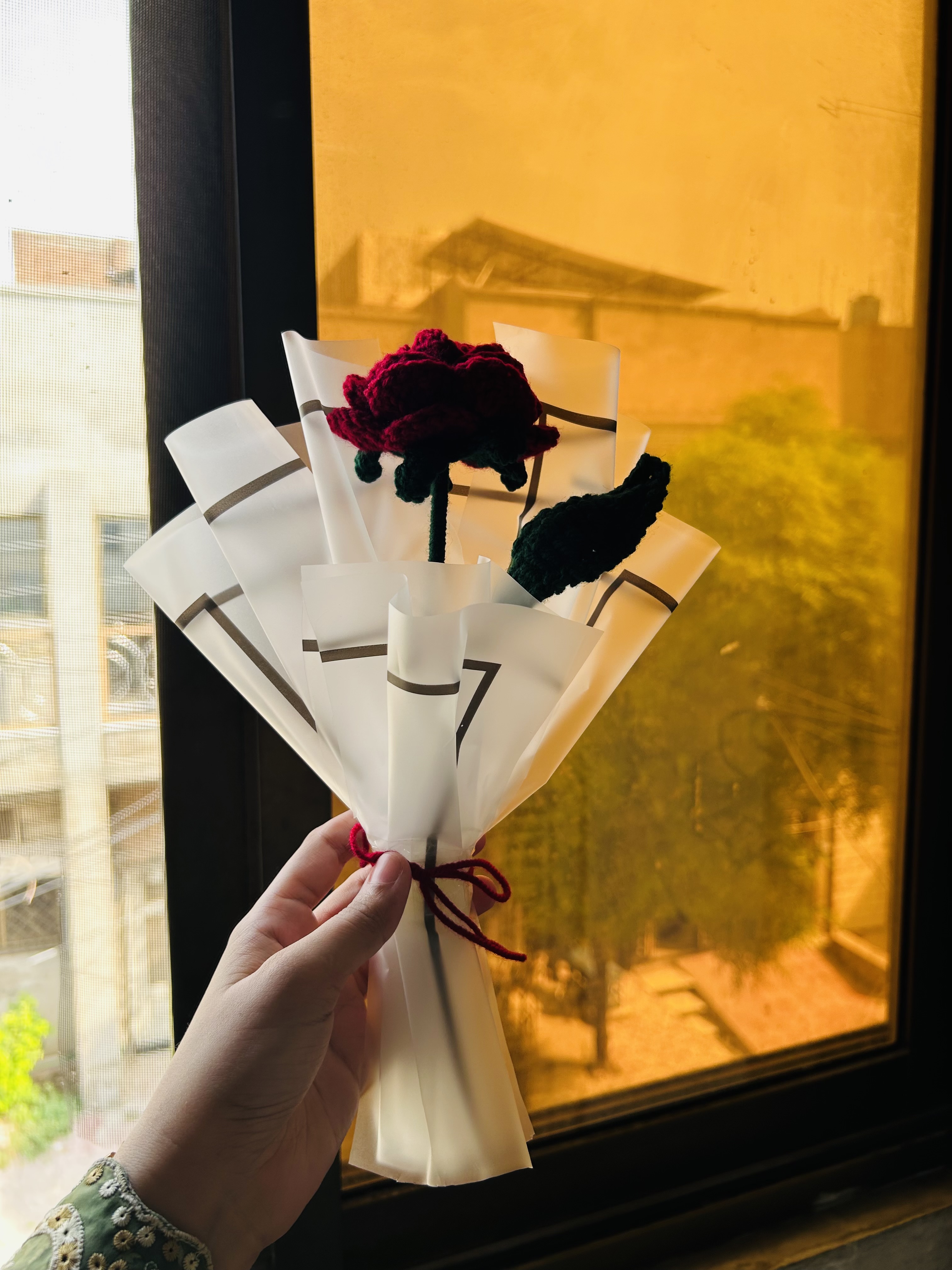 Crochet Rose bouquet photo 2