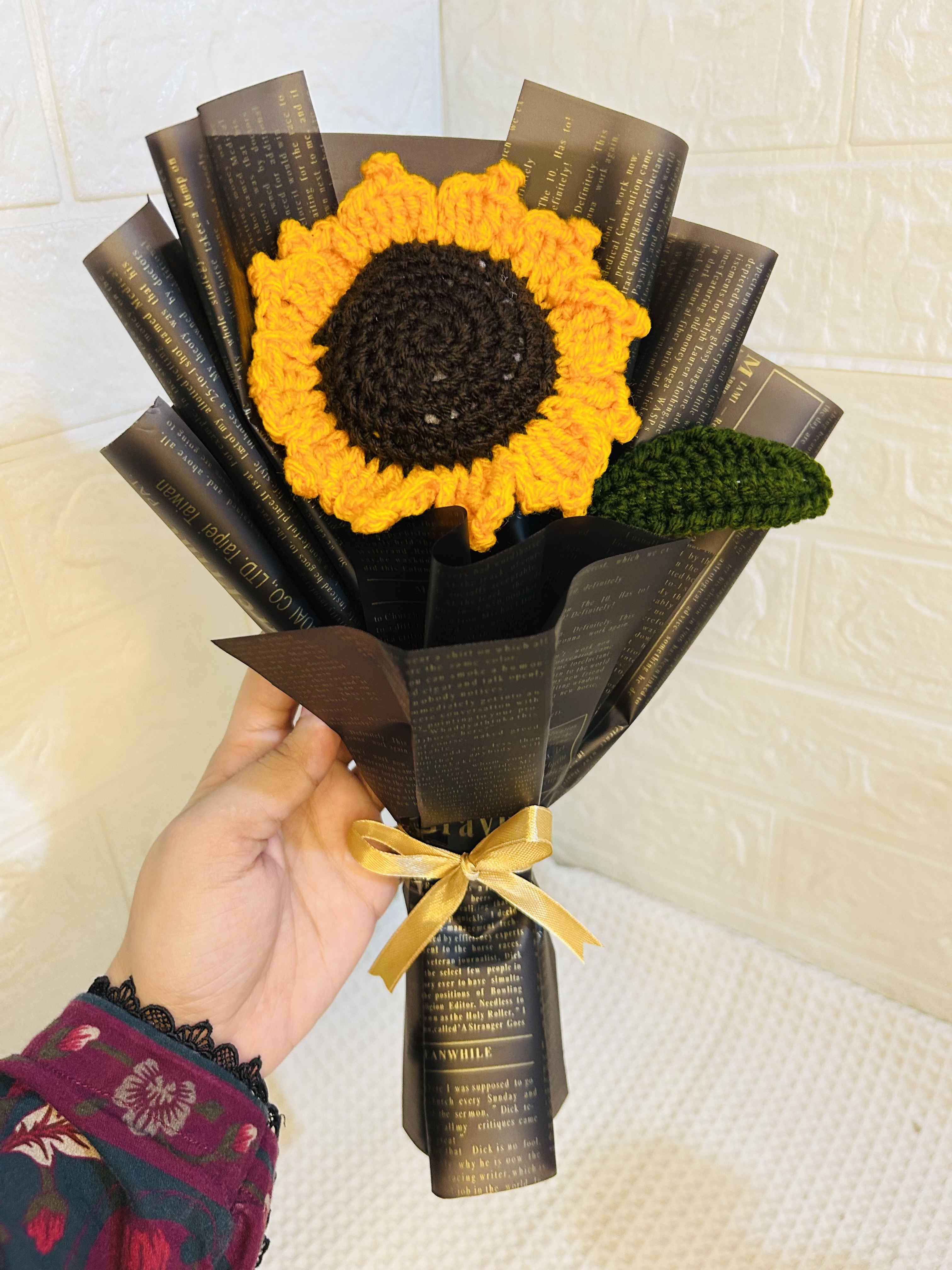 Crochet Sunflower Bouquet photo 3