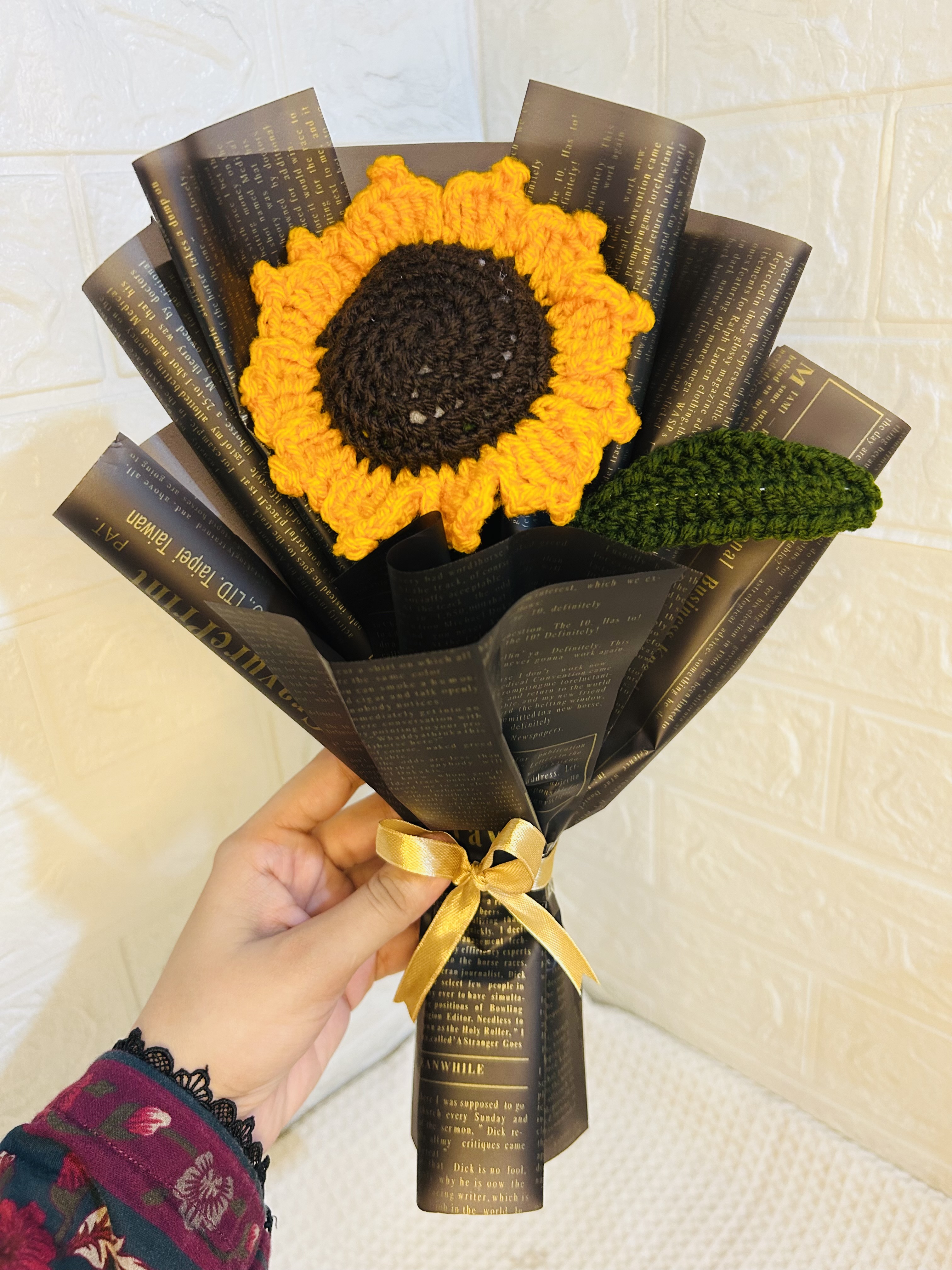Crochet Sunflower Bouquet photo 4
