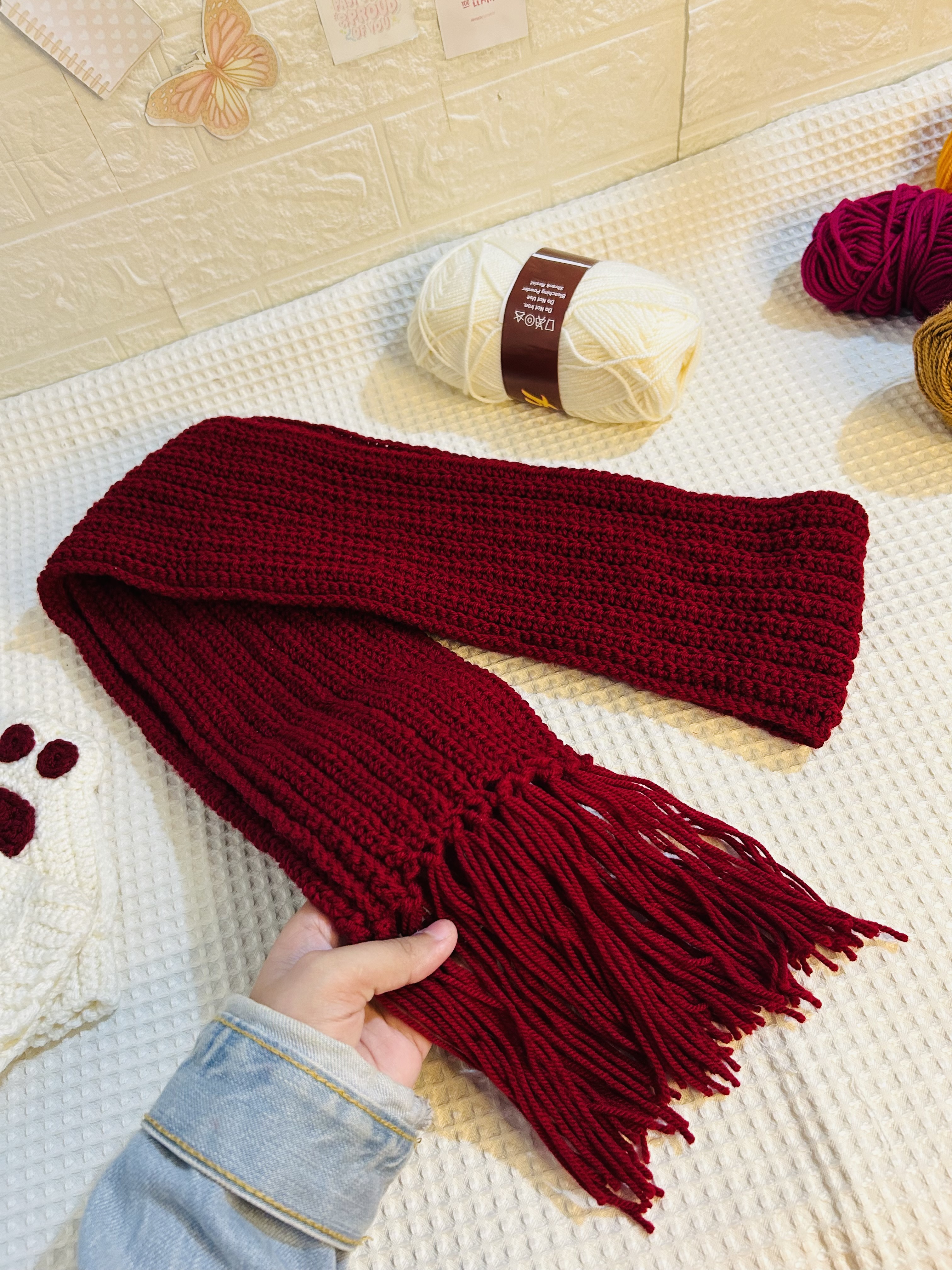 Mikasa Scarf | Handmade Crochet Scarf