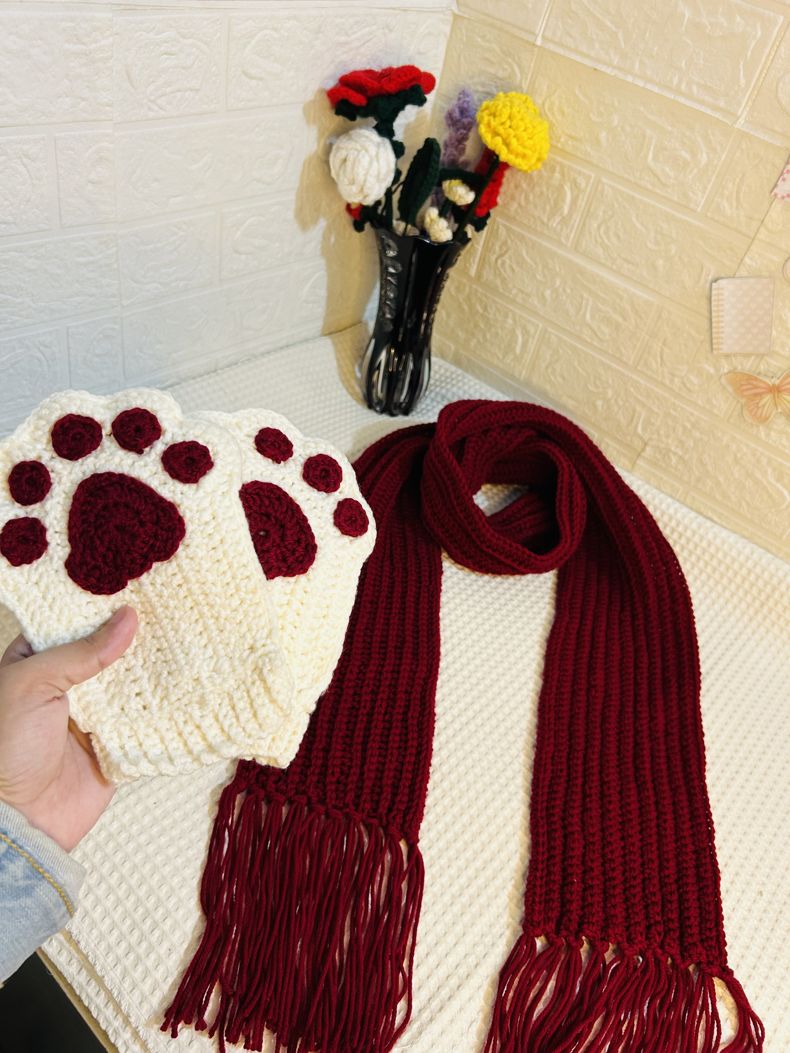 Mikasa Scarf | Handmade Crochet Scarf photo 3
