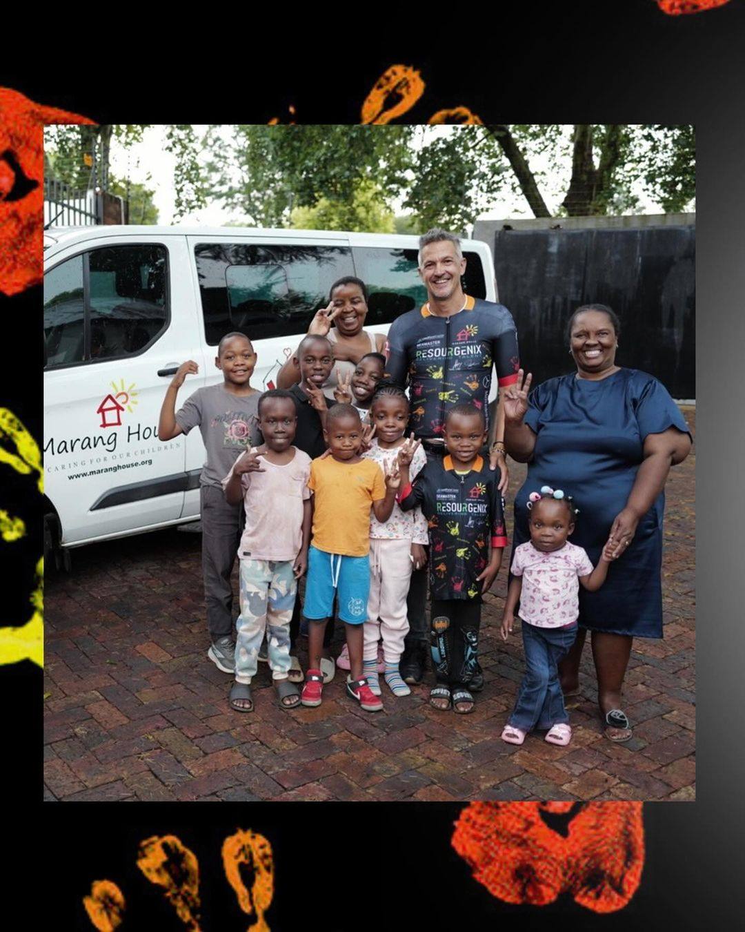 Children and caregivers sharing a moment at Marang House