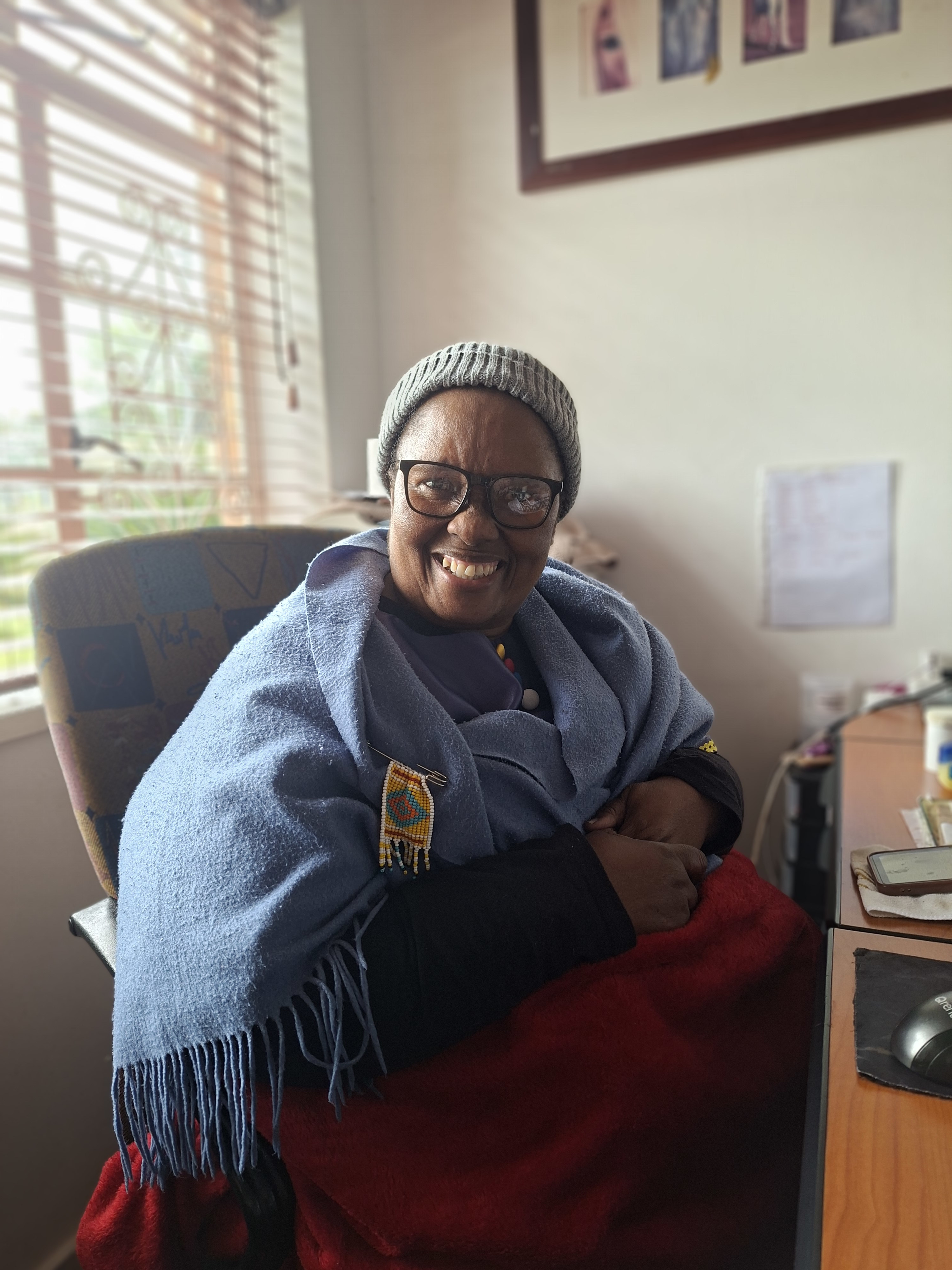 Salome, Matron of Marang House, smiling
