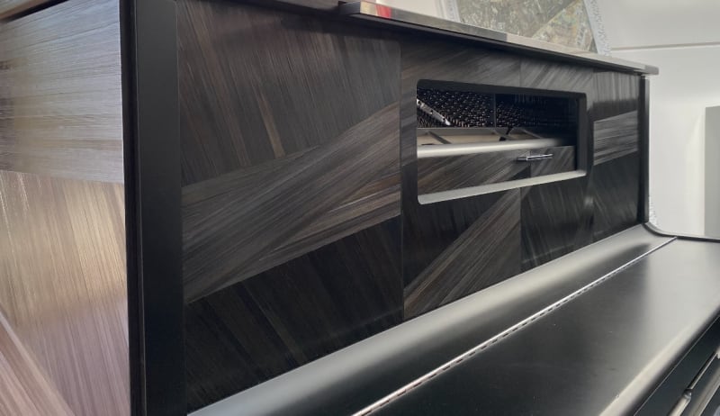 Feurich V123 in a bespoke black design finish