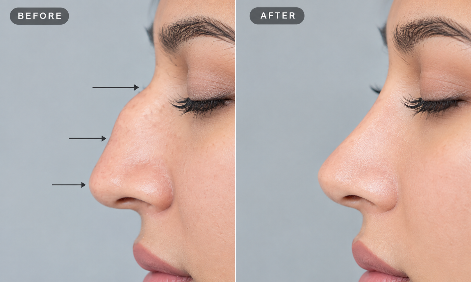 Non-Surgical Nose Shaping & Lip Fillers: Instant Facial Harmony Without Surgery