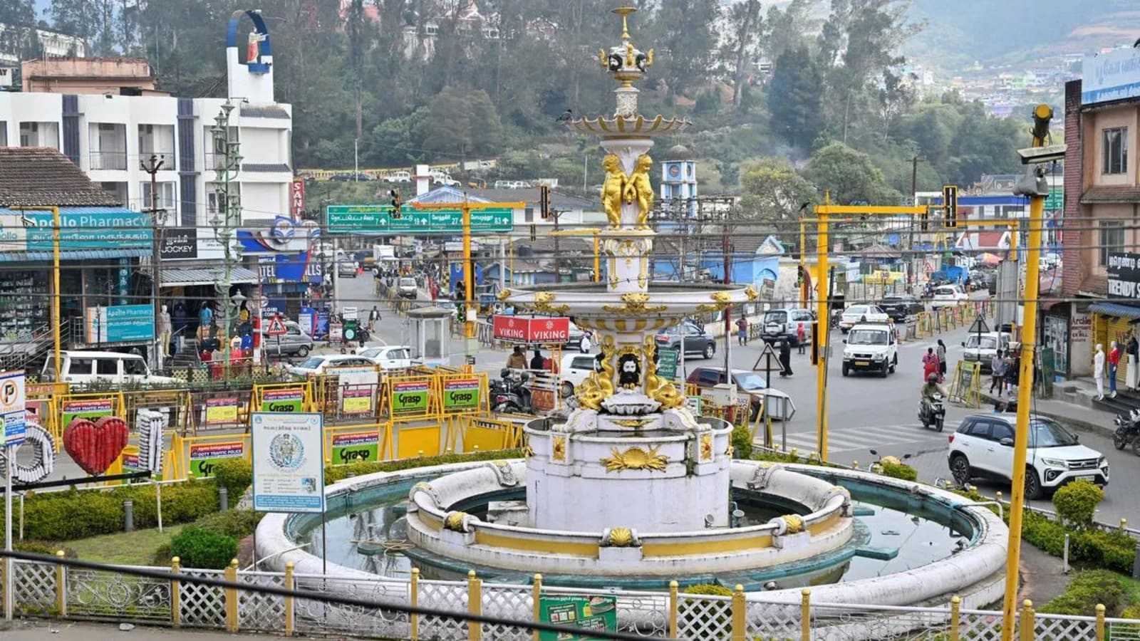Charring Cross in Ooty