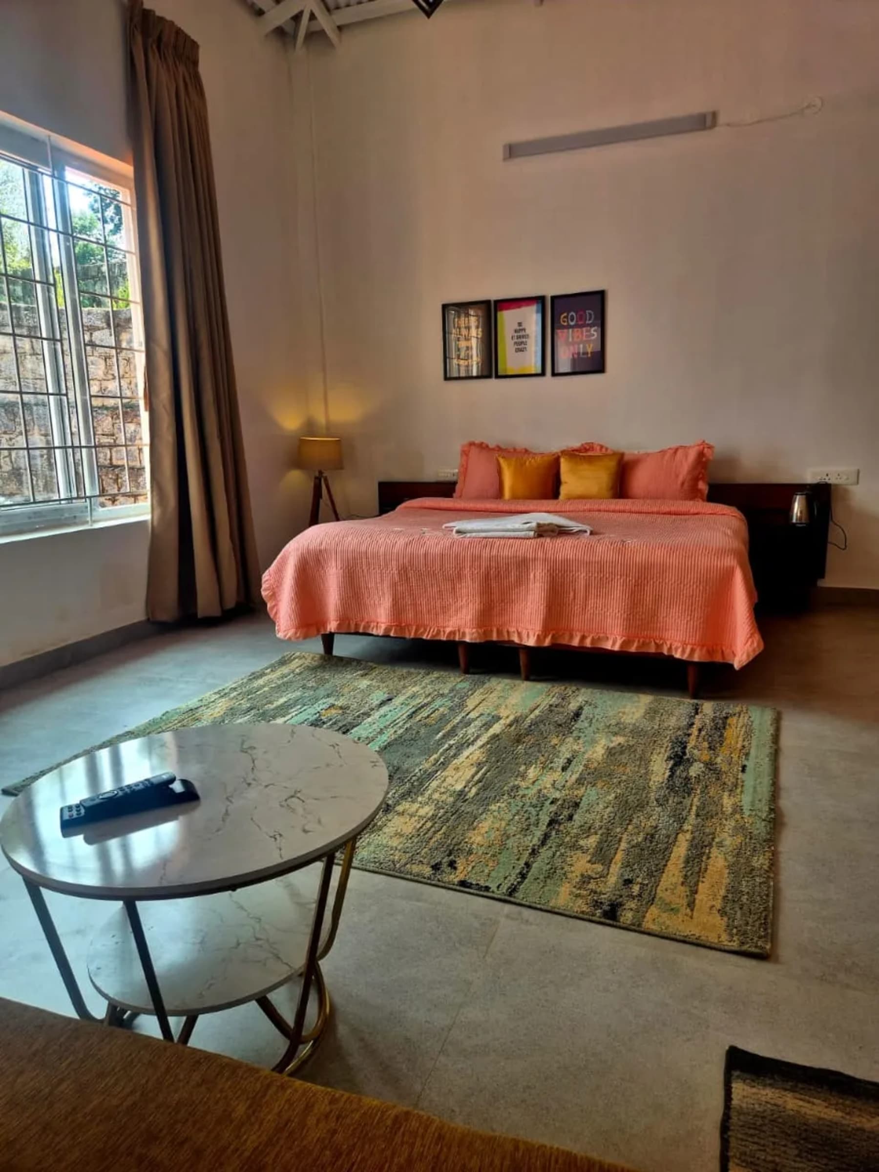 Bedroom at The Lake House villa in Ooty
