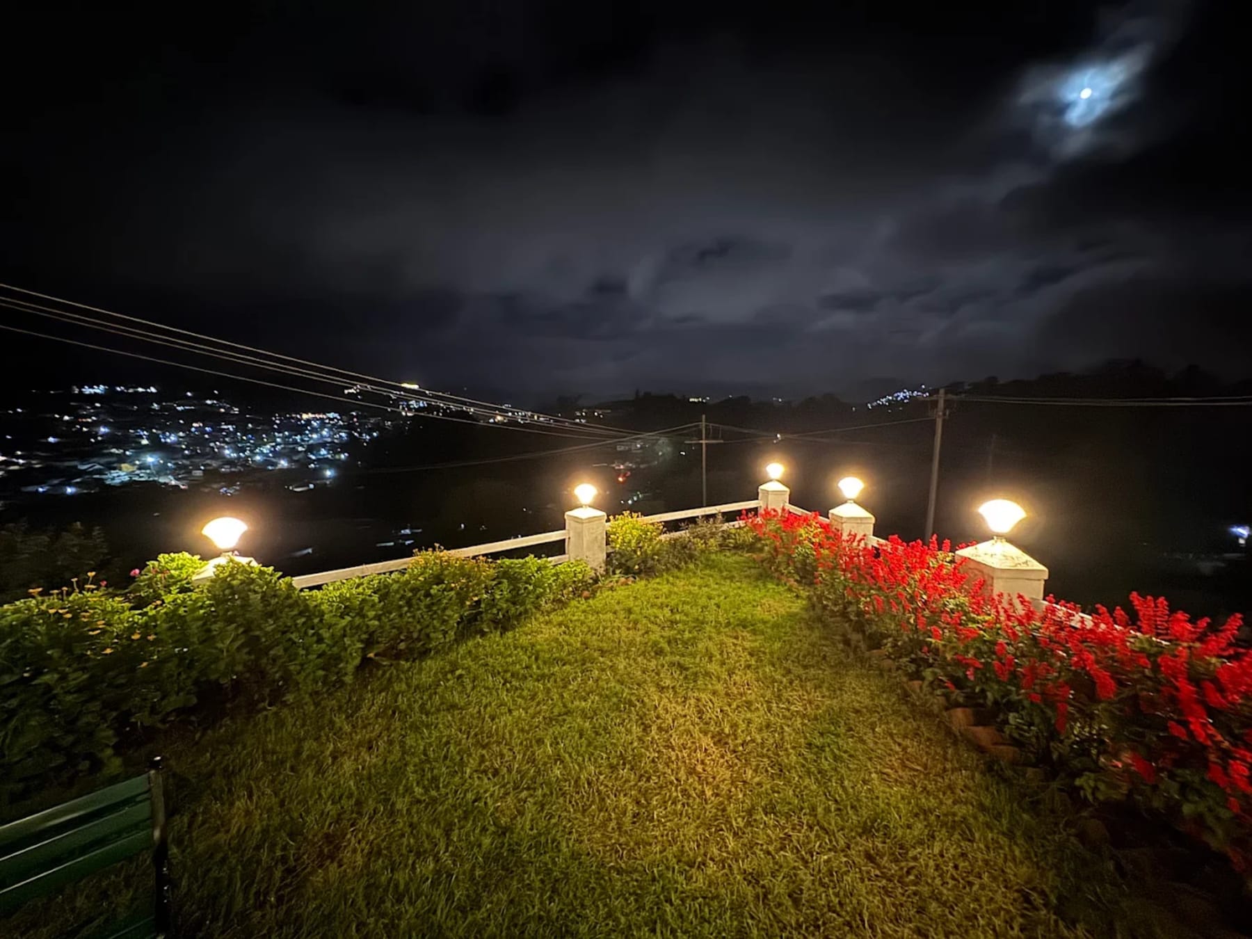 Balcony seating at The Lake House Ooty