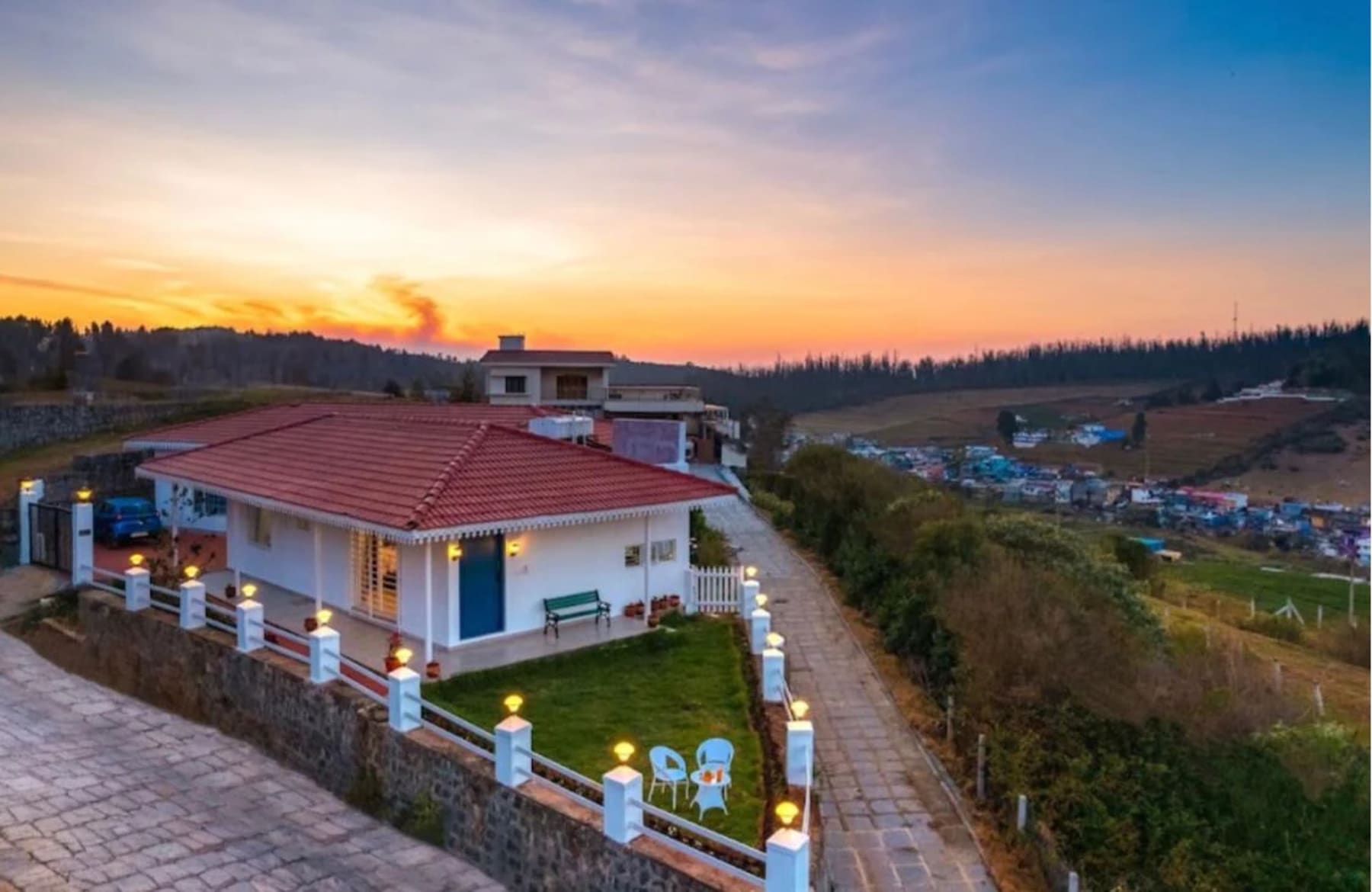 Lake view from The Lake House Ooty