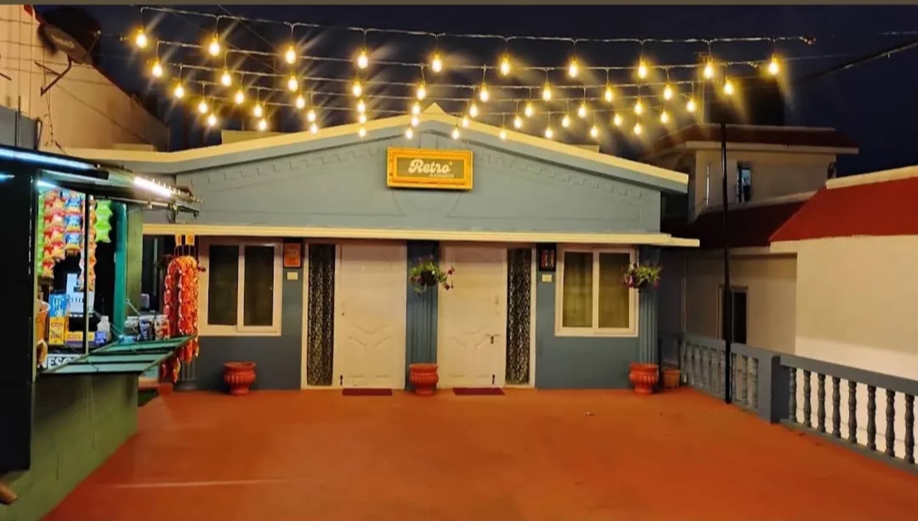 Exterior view of Retro Radiance cottage in Ooty near Ooty Lake