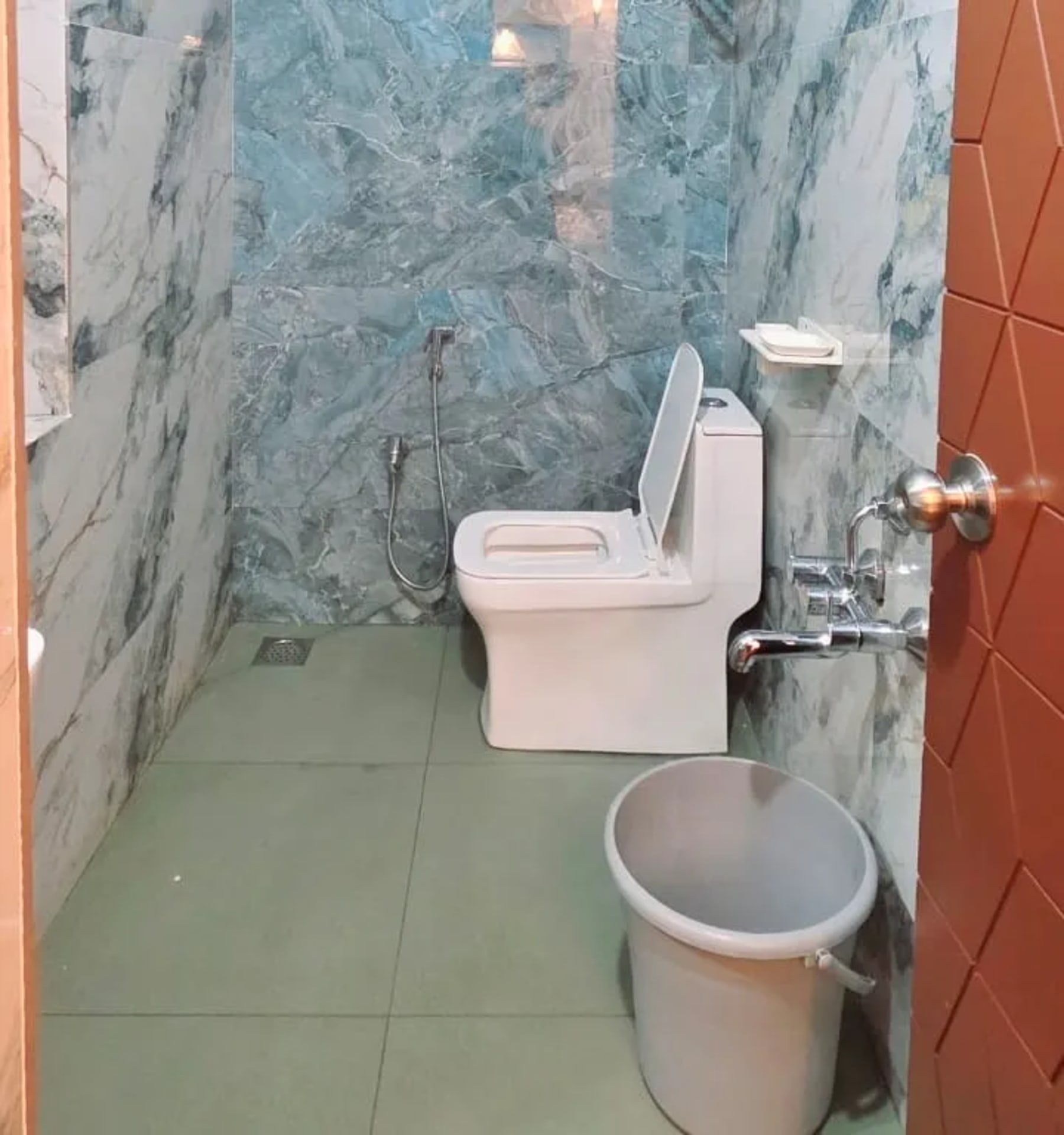 Clean bathroom at Grand Park Residency in Ooty