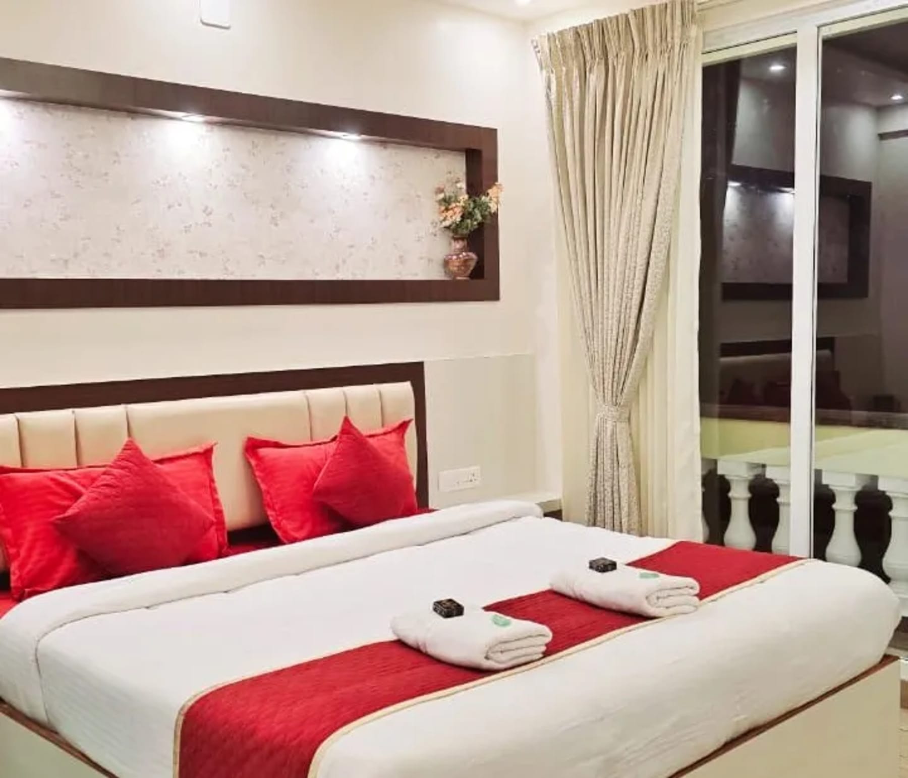 Comfortable bedroom at Grand Park Residency Ooty