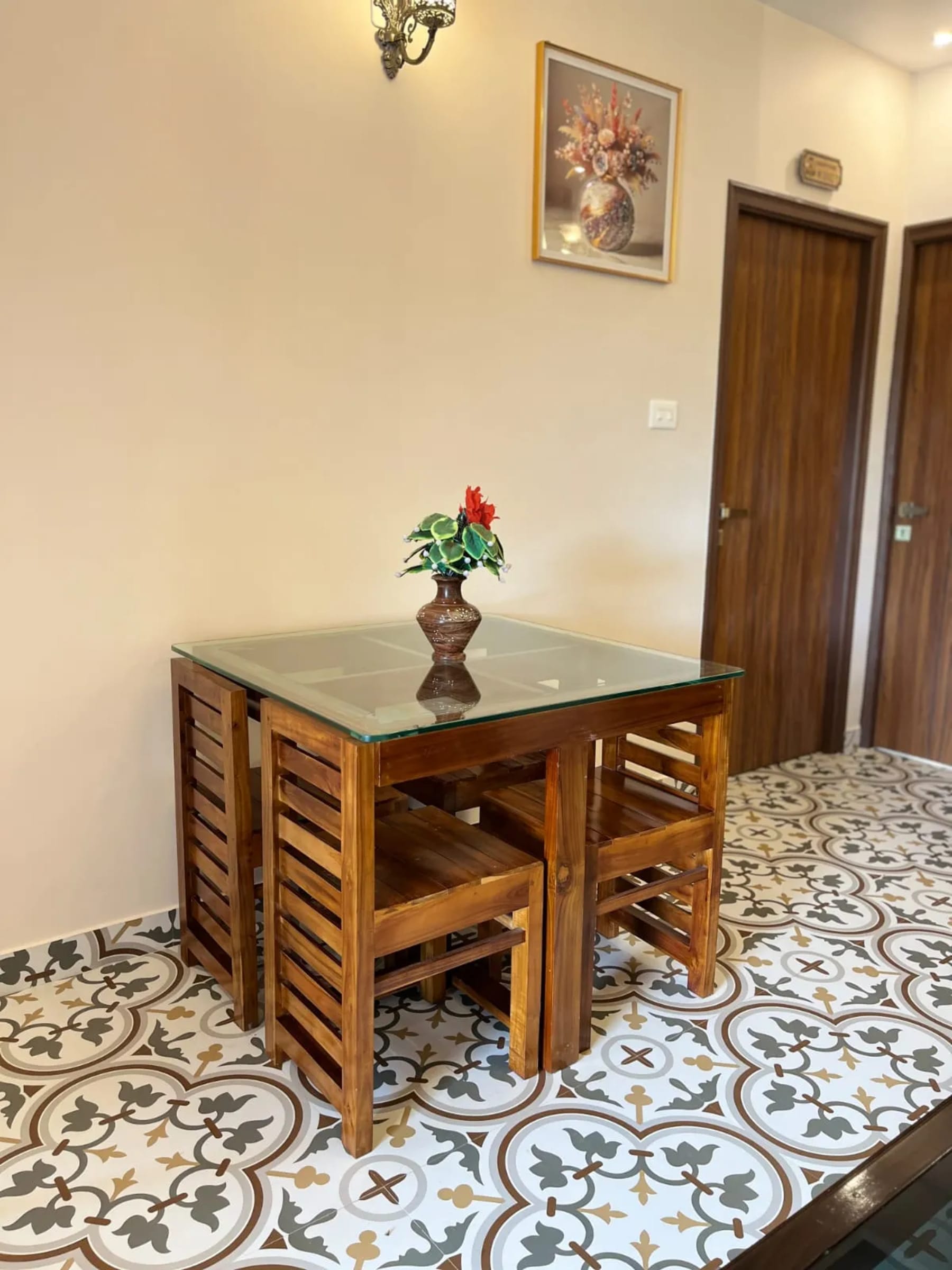 Dining space at Grand Park Residency in Ooty