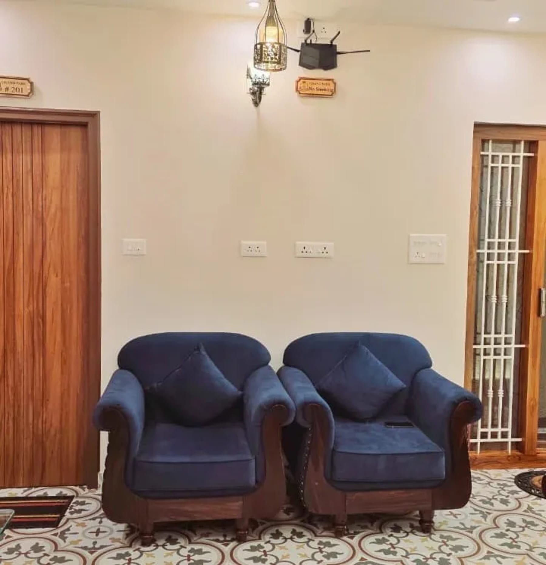 Spacious living area at Grand Park Residency Ooty