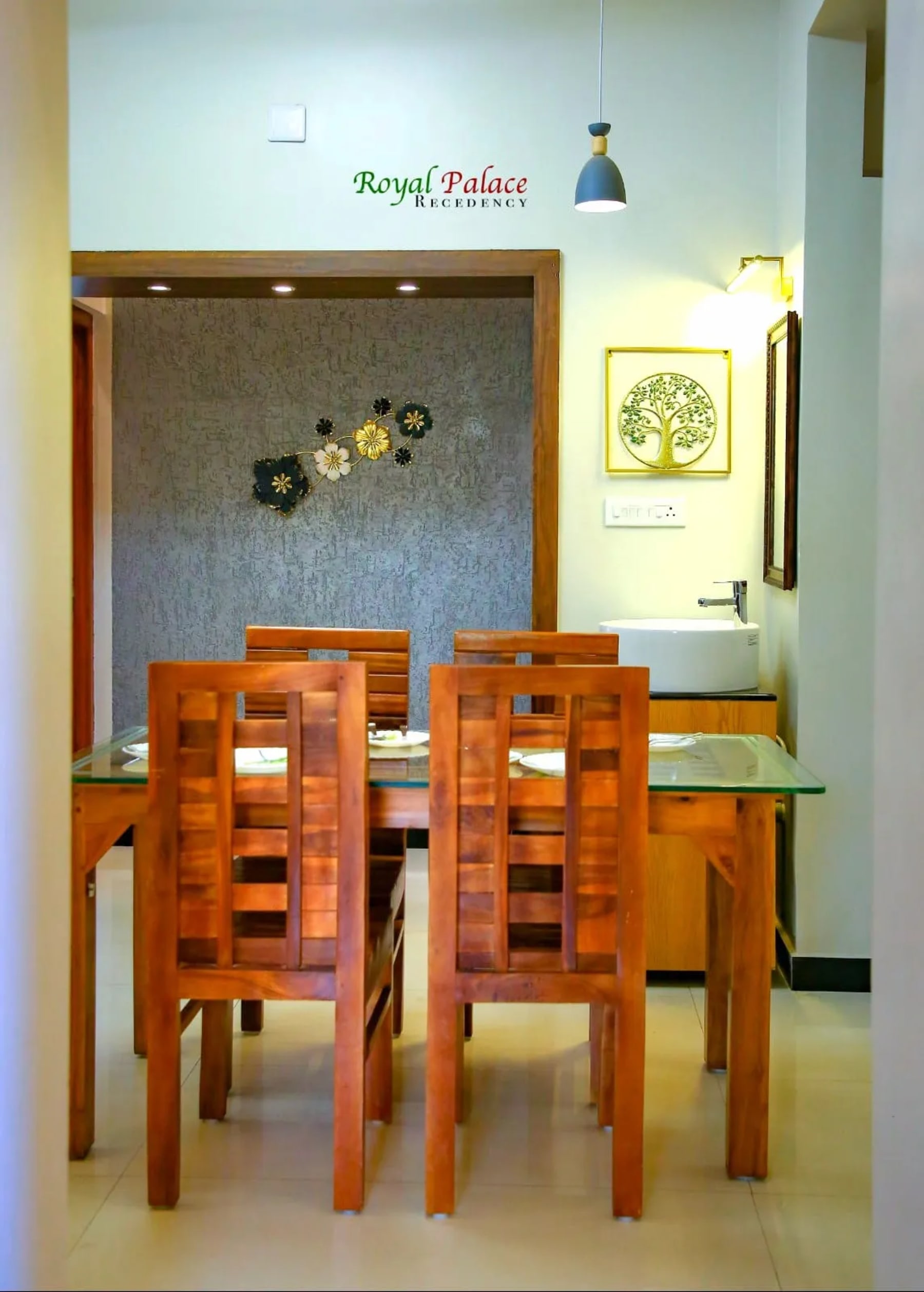 Dining area at Royal Palace Residency Ooty