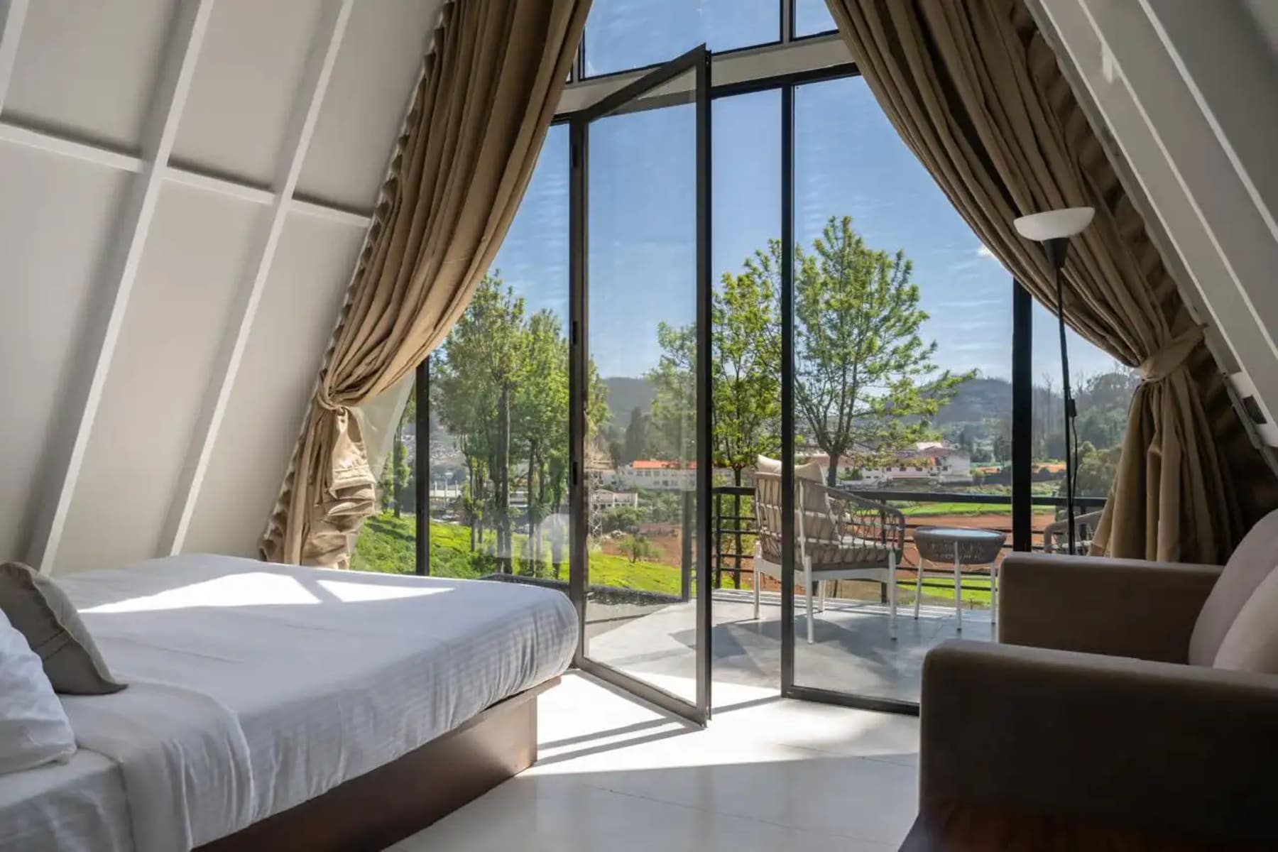 Cottage interior at Triangle Valley Ooty