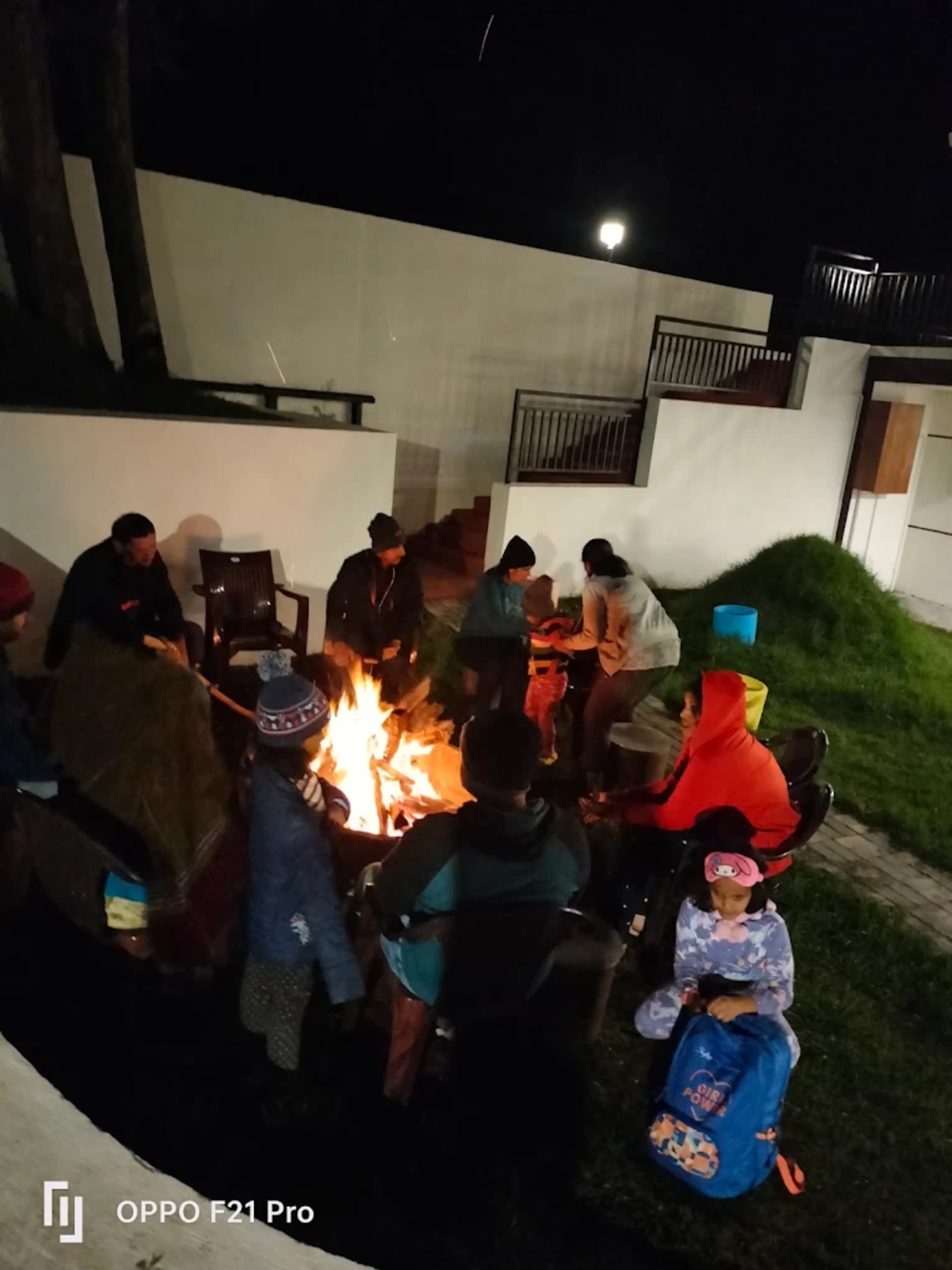Campfire area at Stellar Homes Ooty