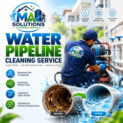 Water Pipeline Cleaning Service