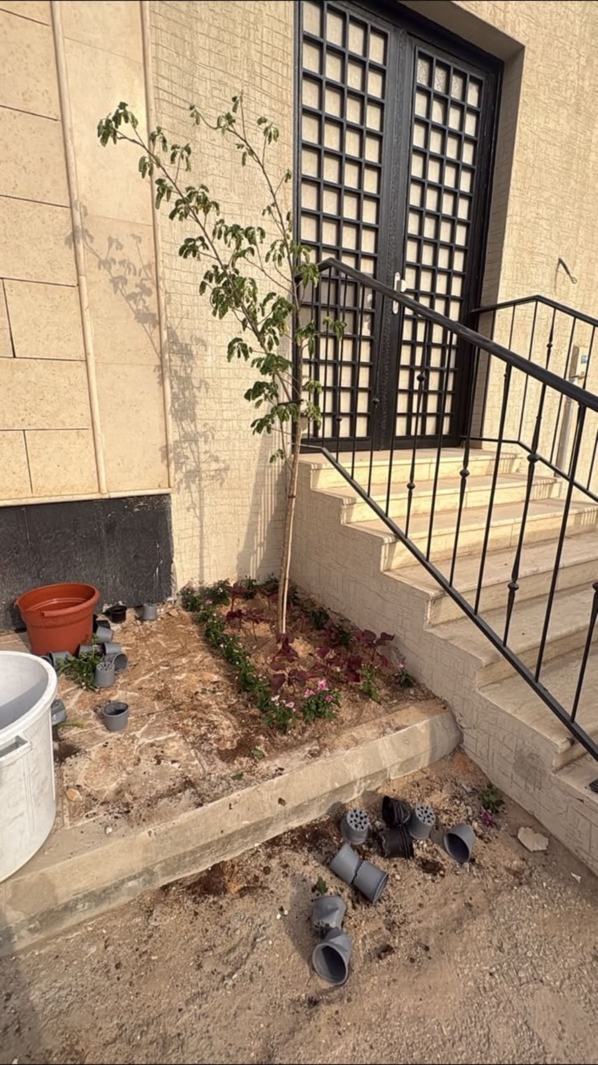 مدخل فيلا وإضاءة ليلية — صورة 4