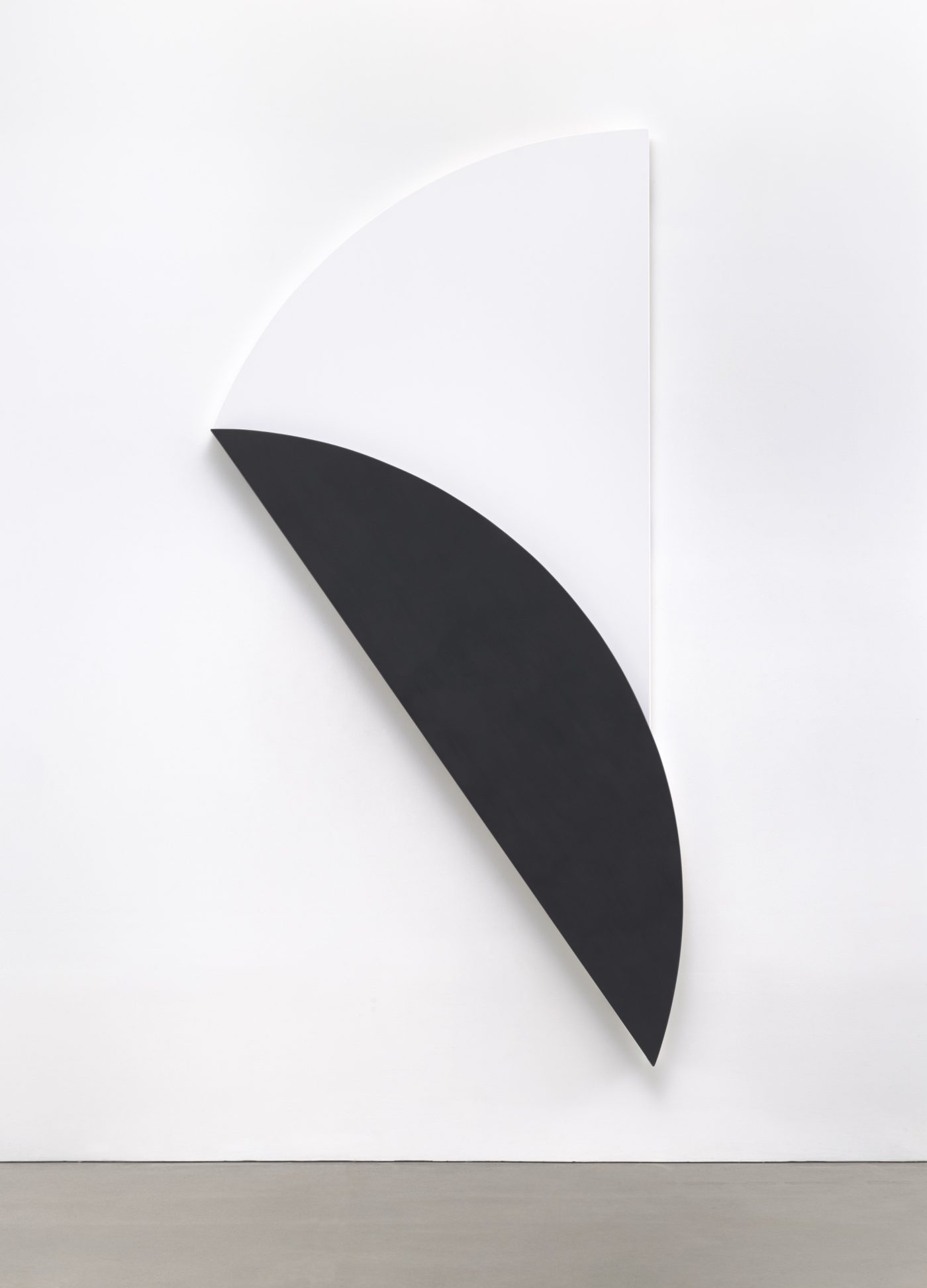 Black Relief with White , 1994. Image courtesy of the Ellsworth Kelly Foundation.
