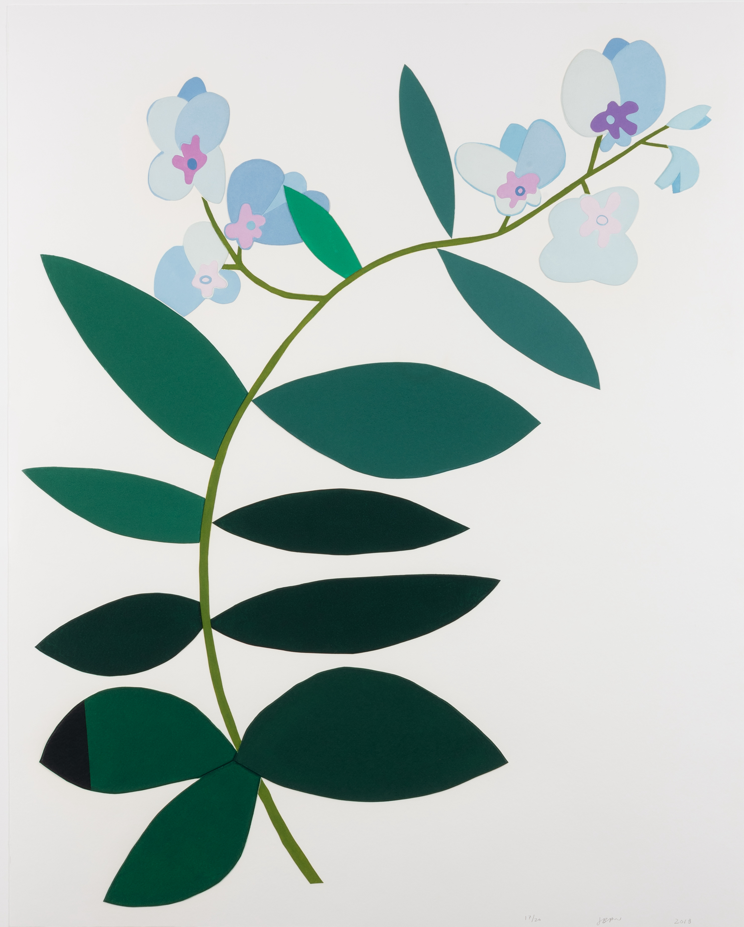 Three Clippings (Detail), 2018. Image courtesy of Zeit Contemporary Art, New York.