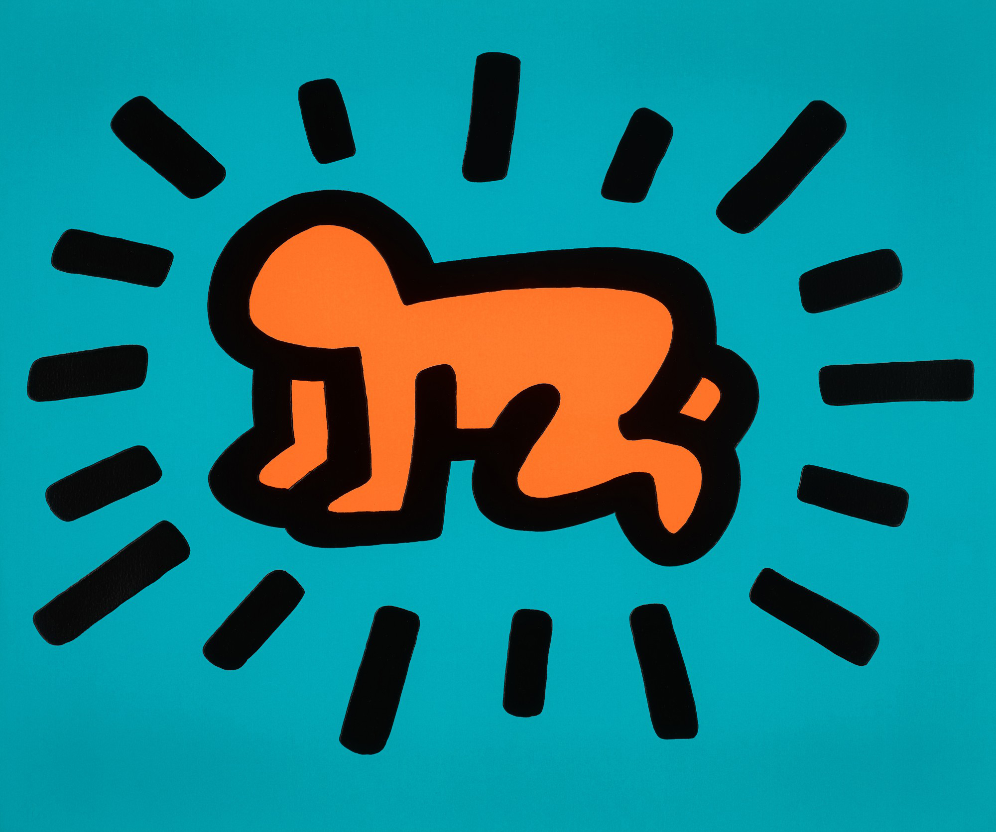 <p><em>Radiant Baby</em>, from <em>Icons</em>, 1990. Image courtesy of Zeit Contemporary Art, New York.</p>