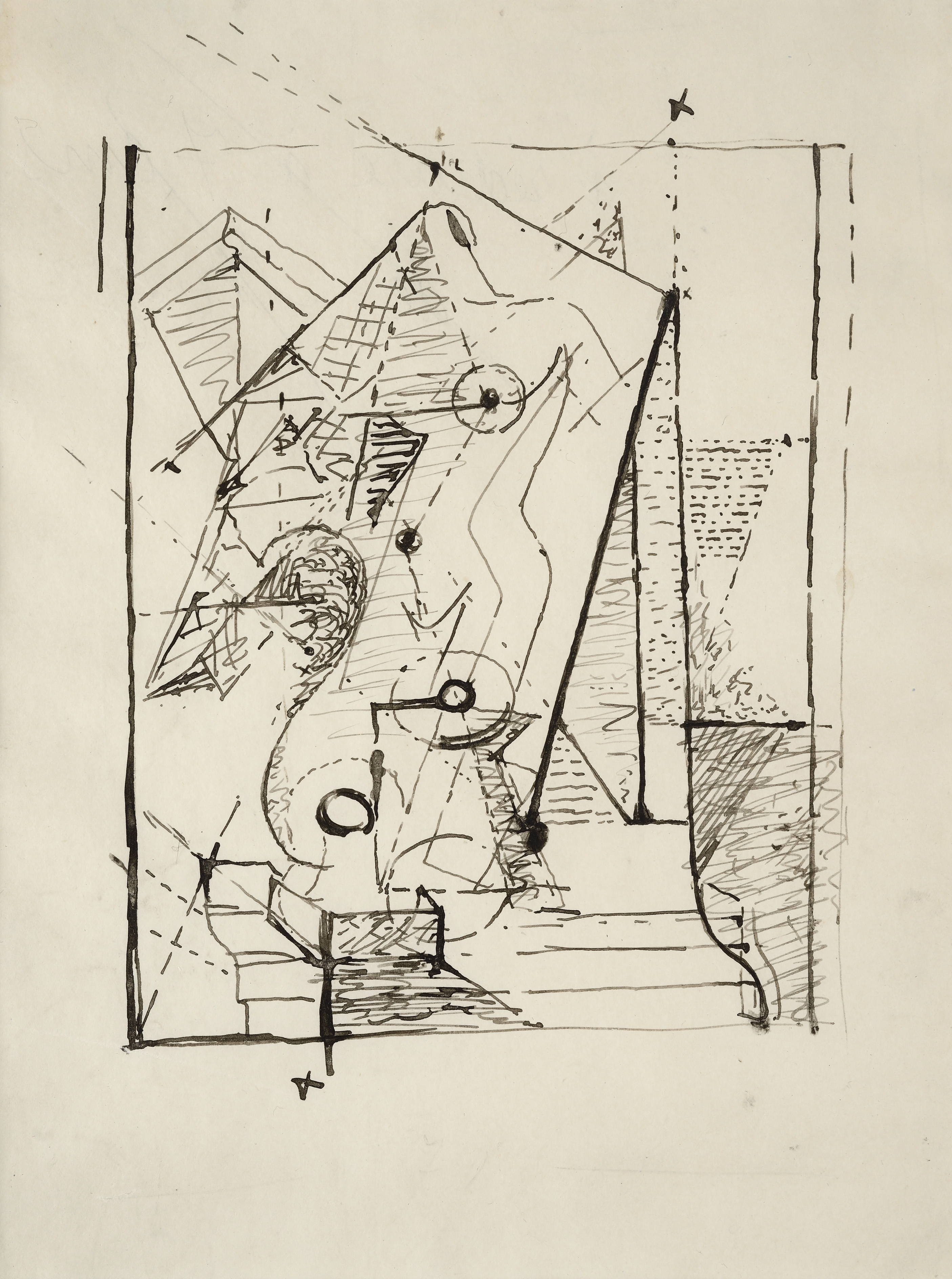 André Masson, Dessin automatique , 1924. Zeit Contemporary Art, New York.
