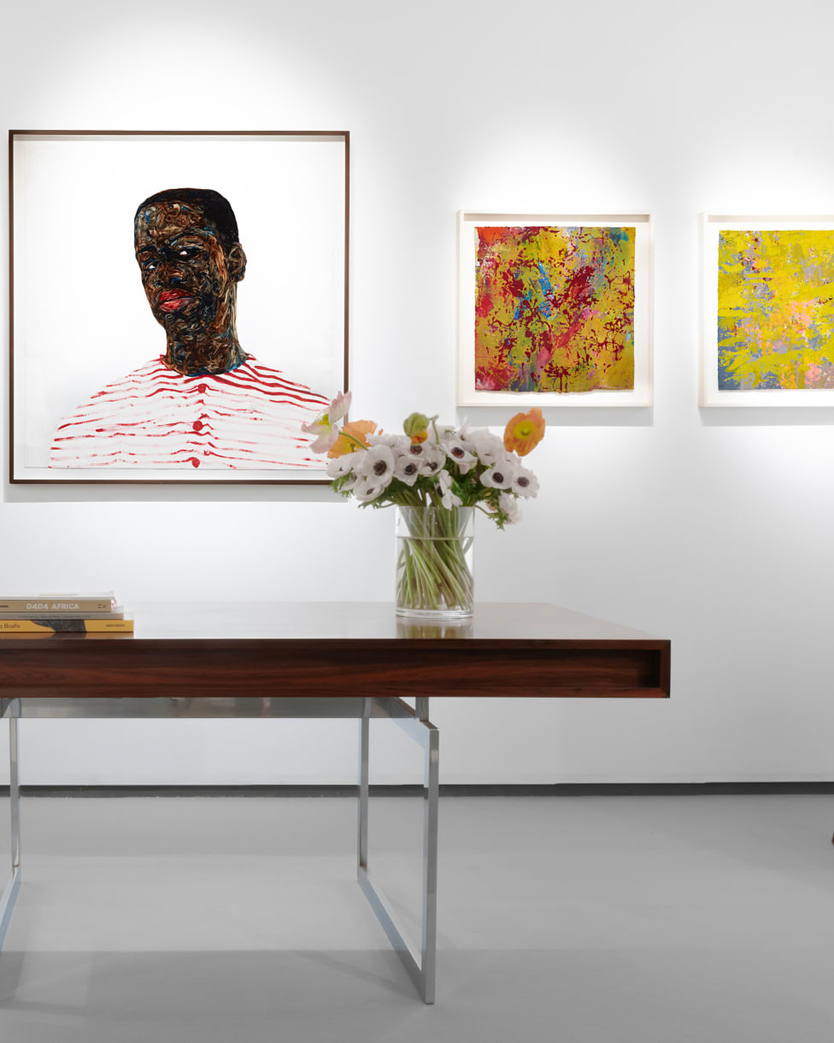 Installation view with modern, post-war and contemporary works on paper.