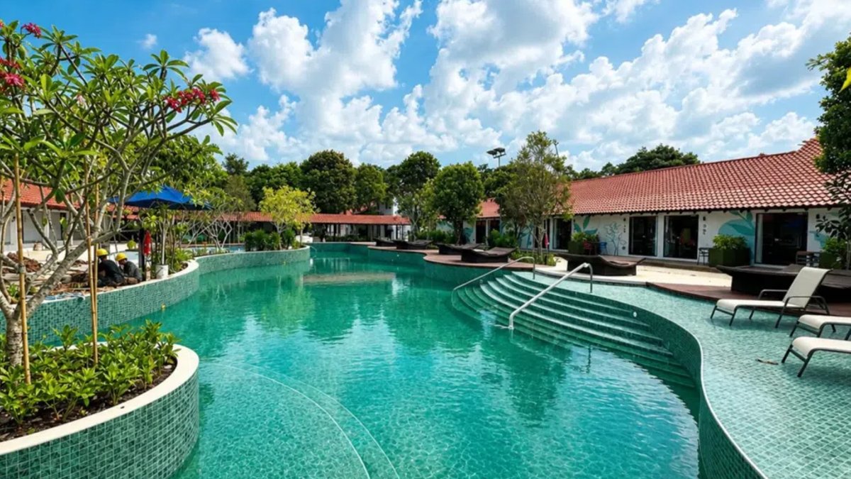 Changi resort revives affordable family chalets - family chalets